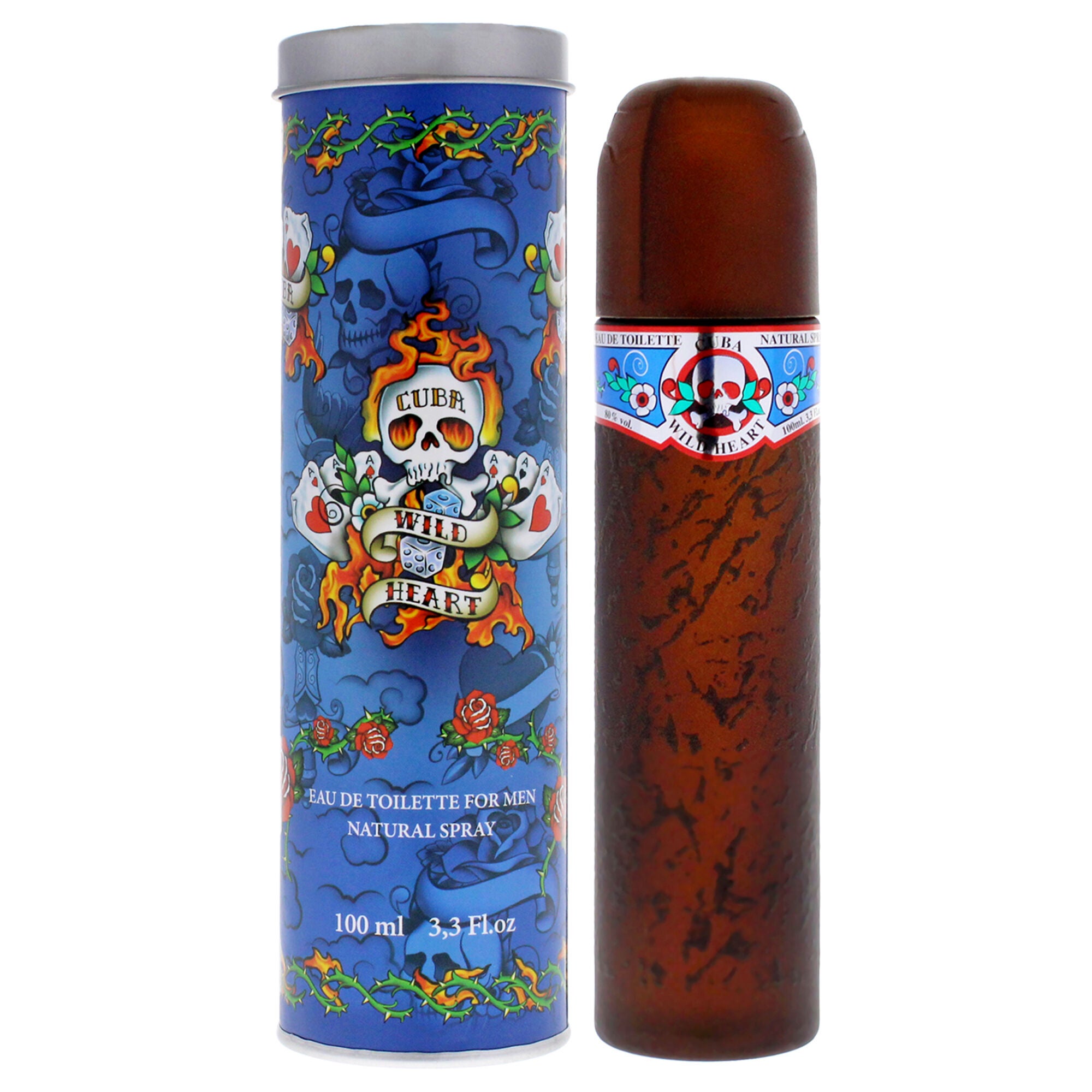 Cuba Wild Heart by Cuba for Men - 3.3 oz EDT Spray, See Description, hi-res image number 0