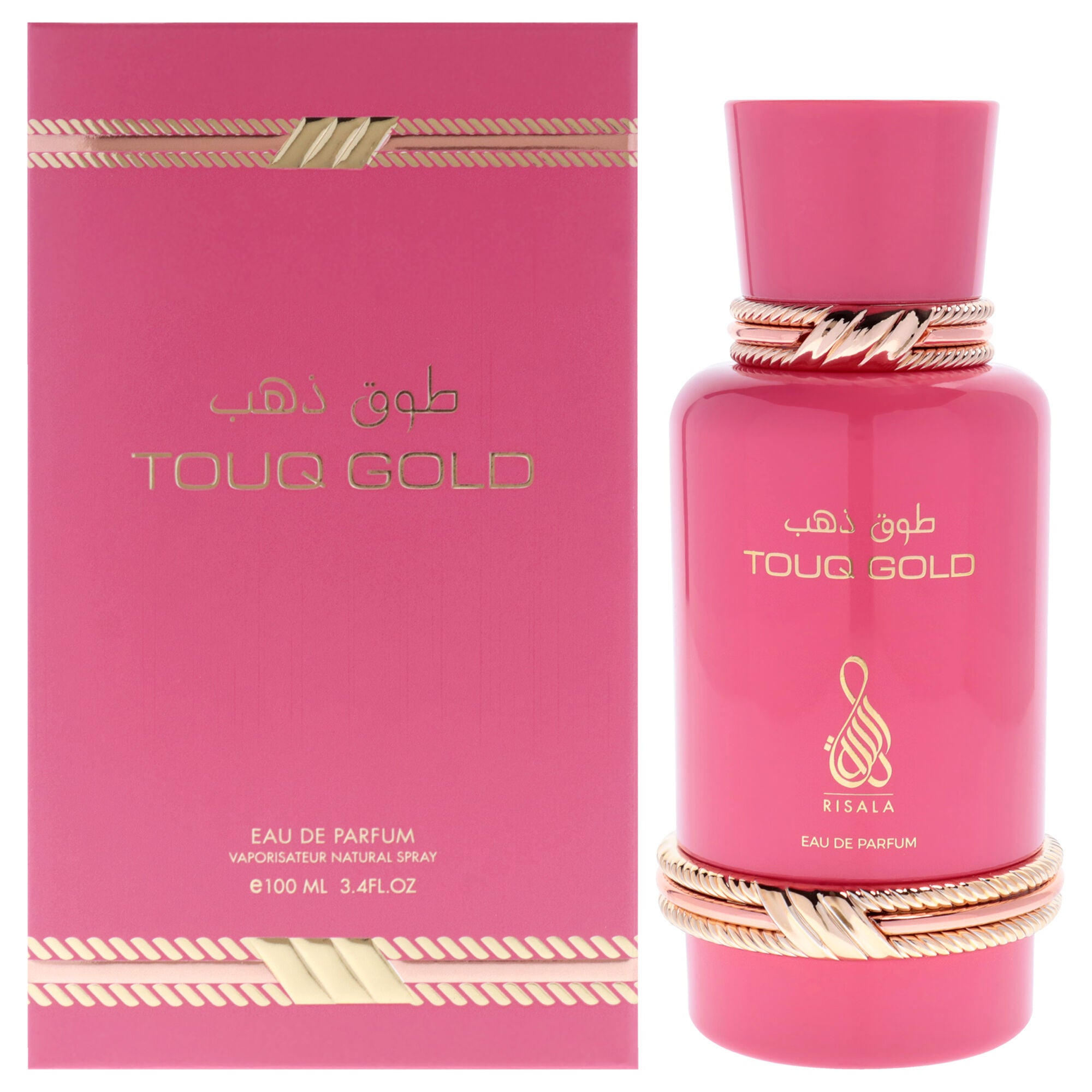 Touq Gold by Risala for Women - 3.4 oz EDP Spray, Clear, hi-res image number 0