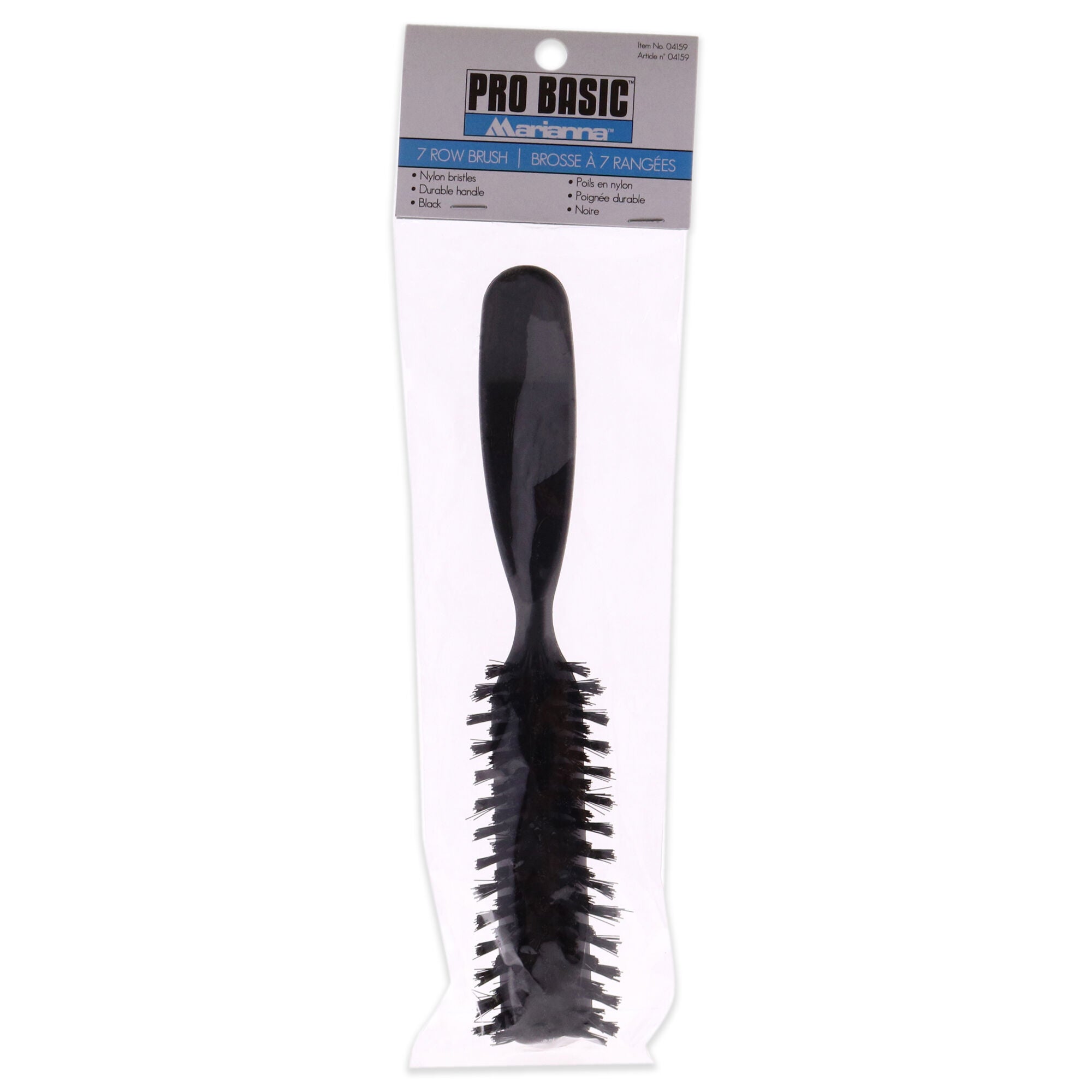 Pro Basic 7 Row Brush by Marianna for Unisex - 1 Pc Hair Brush, See Description, hi-res image number 0