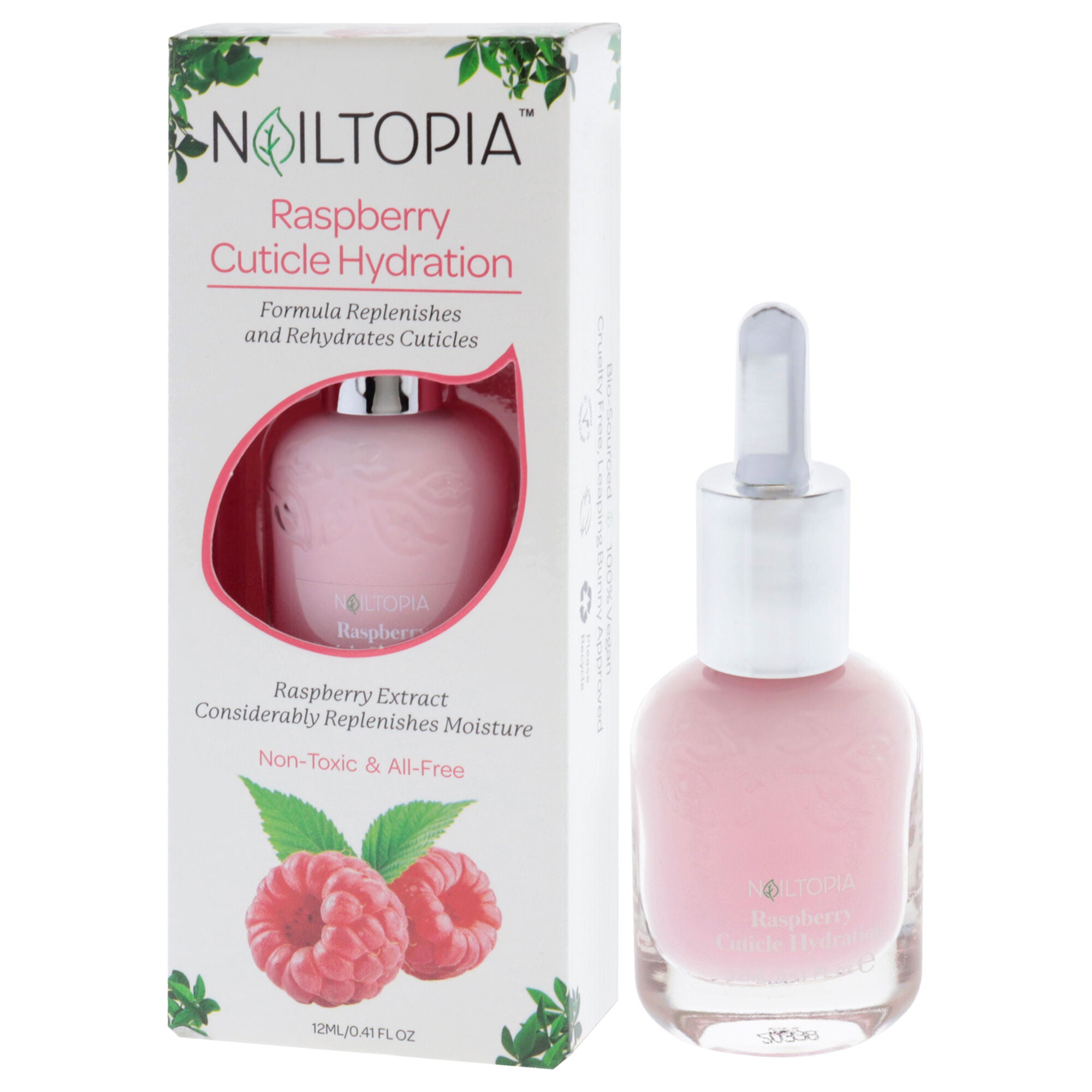 Cuticle Hydration - Raspberry by Nailtopia for Women - 0.41 oz Nail Treatment, , alternate image number 7