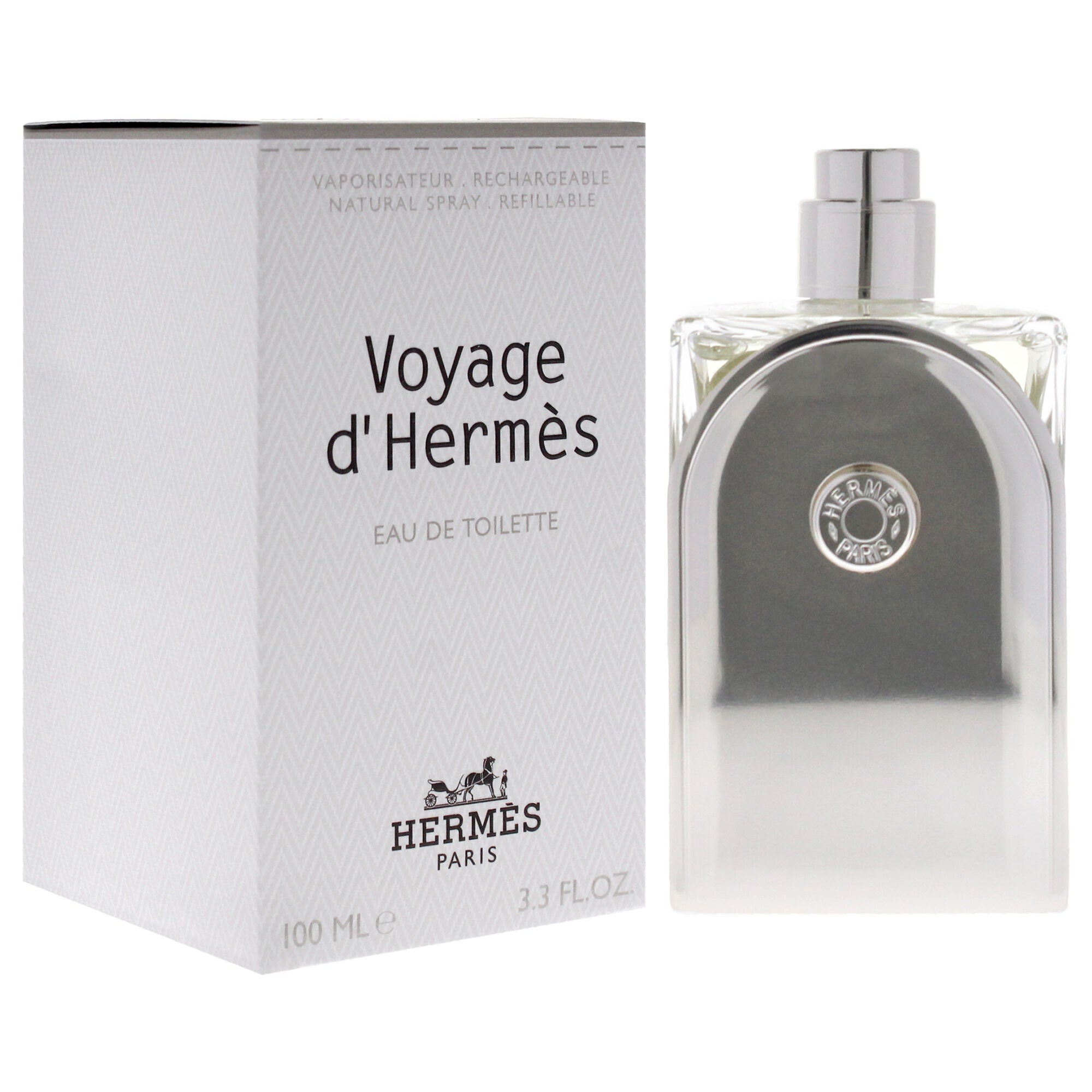Voyage DHermes by Hermes for Unisex - 3.3 oz EDT Spray (Refillable), See Description, alternate image number 2
