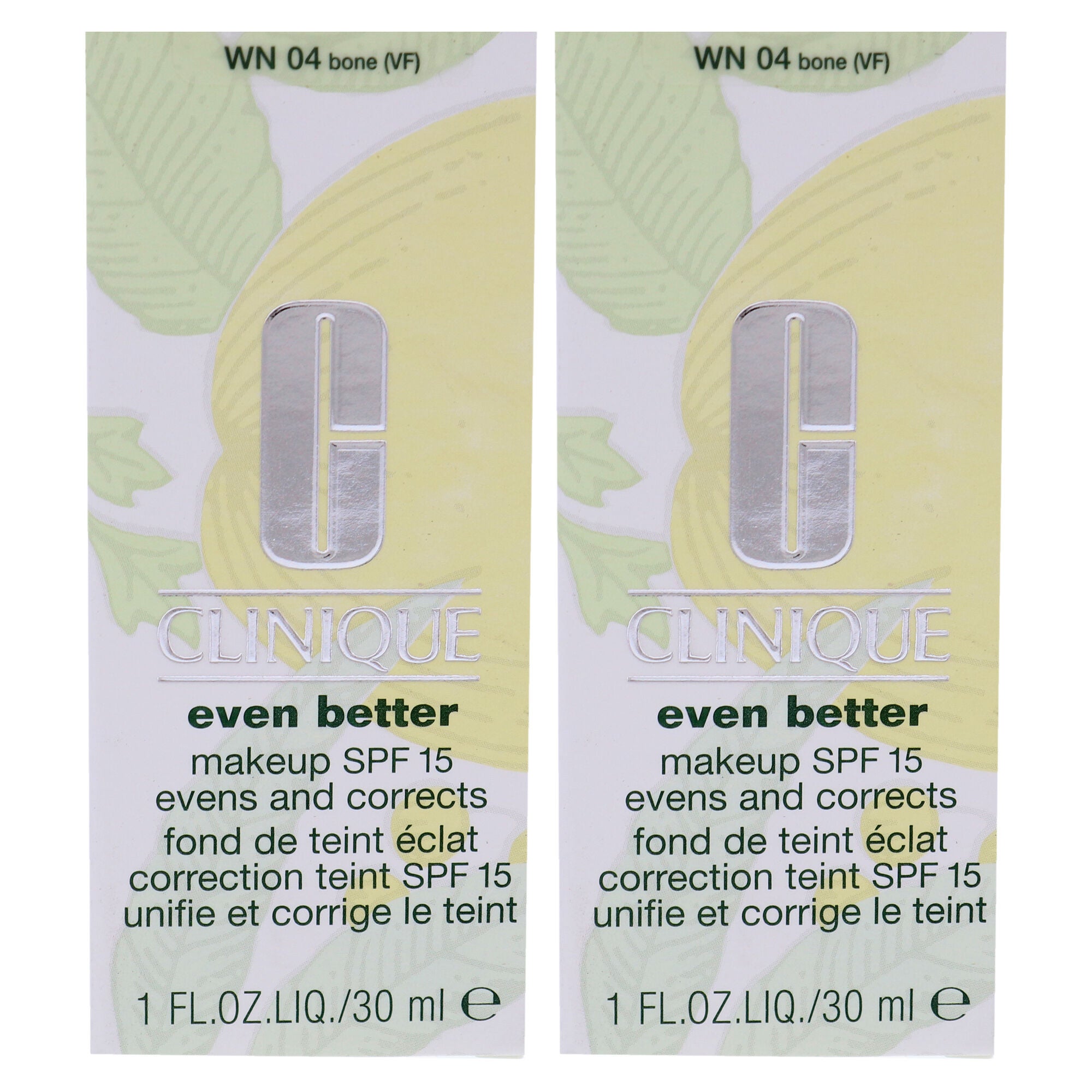 Even Better Makeup SPF 15 - WN 04 Bone by Clinique for Women - 1 oz Foundation - Pack of 2, Brown, alternate image number 4