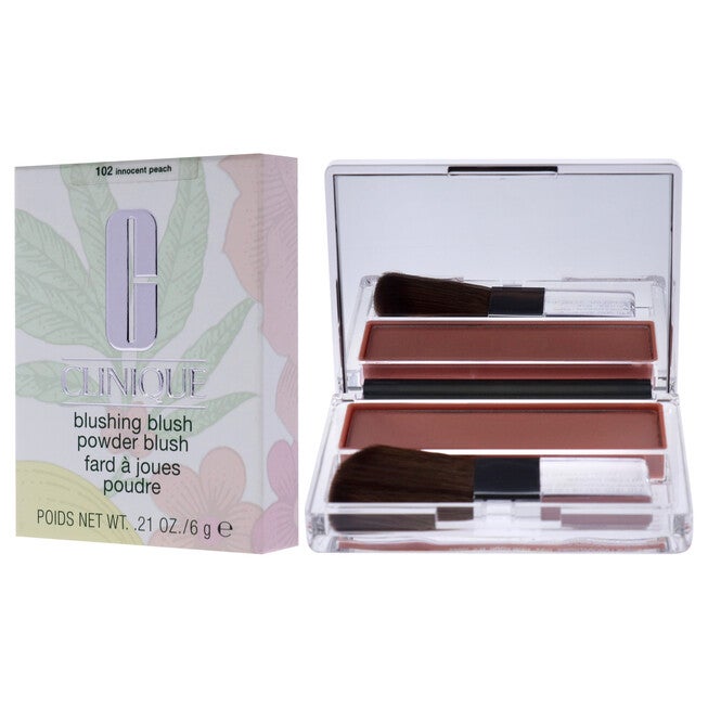 Blushing Blush Powder Blush - 102 Innocent Peach by Clinique for Women - 0.21 oz Blush, , alternate image number 8