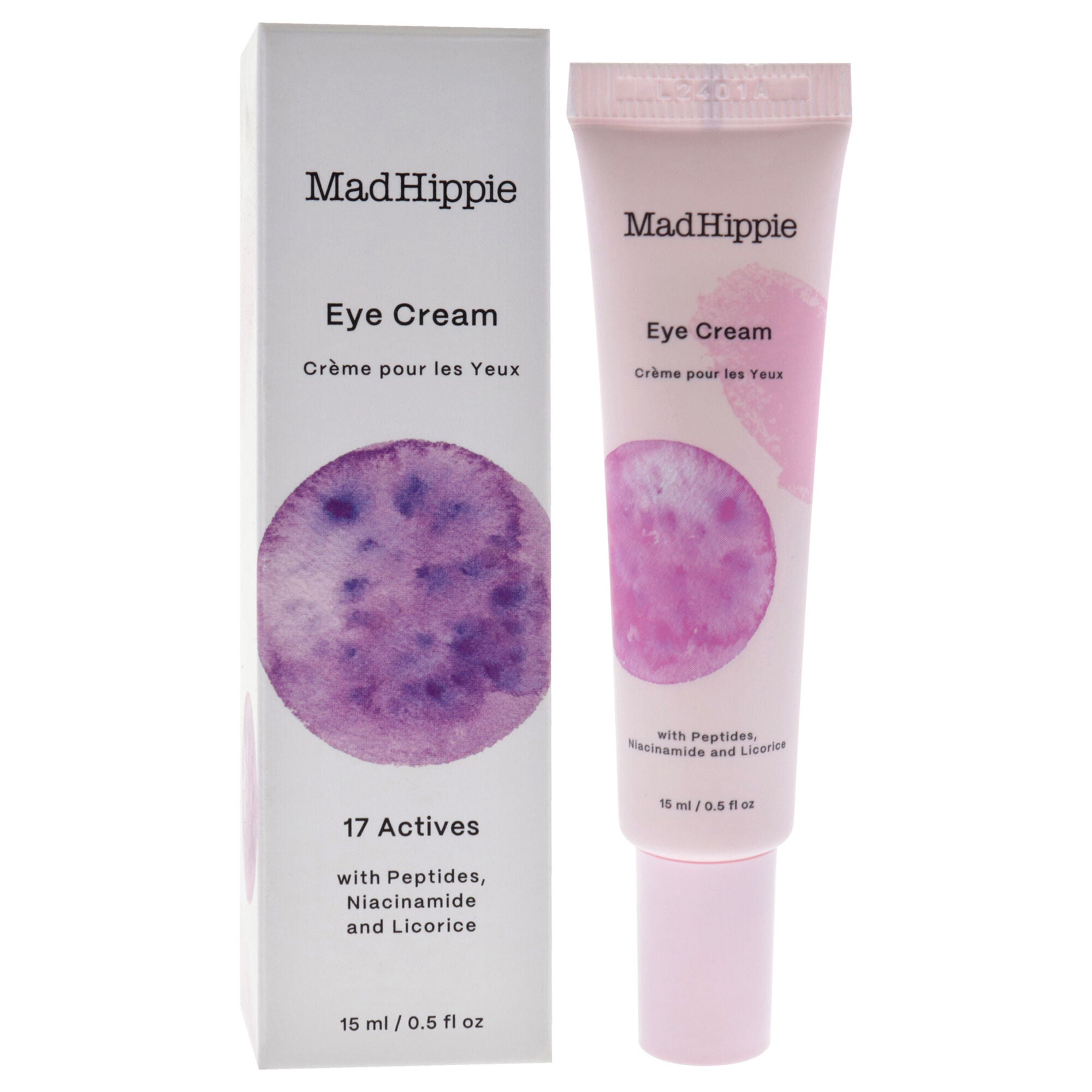 Eye Cream by Mad Hippie for Unisex - 0.5 oz Cream, White, alternate image number 2