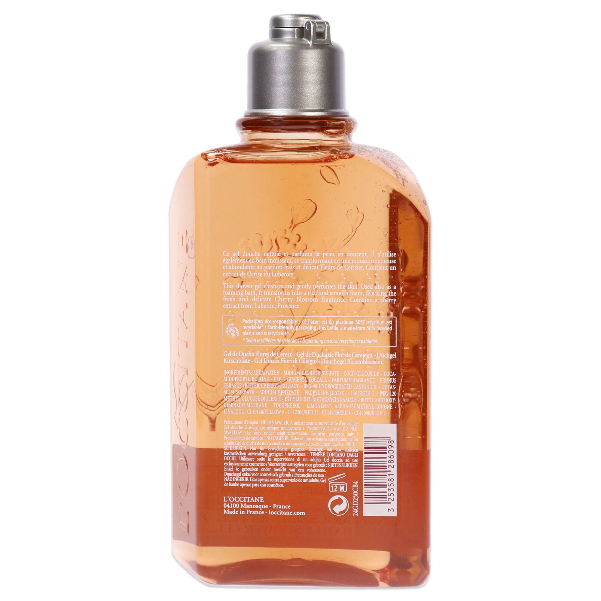 Cherry Blossom by LOccitane for Women - 8.4 oz Bath and Shower Gel, See Description, alternate image number 2