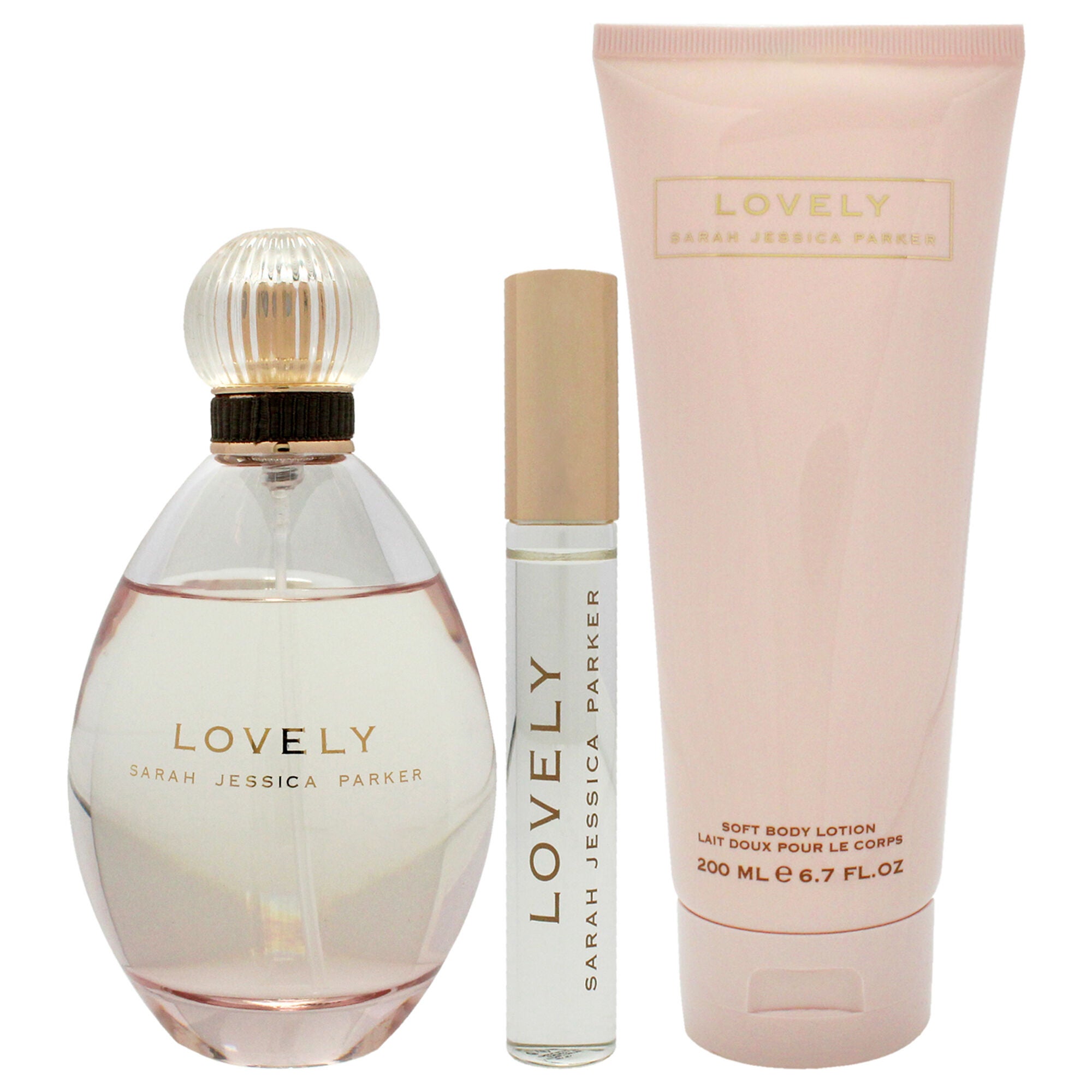 Lovely by Sarah Jessica Parker for Women - 3 Pc Gift Set 3.4oz EDP Spray, 0.34oz EDP RollerBall, 6.7oz Body Lotion, See Description, alternate image number 4