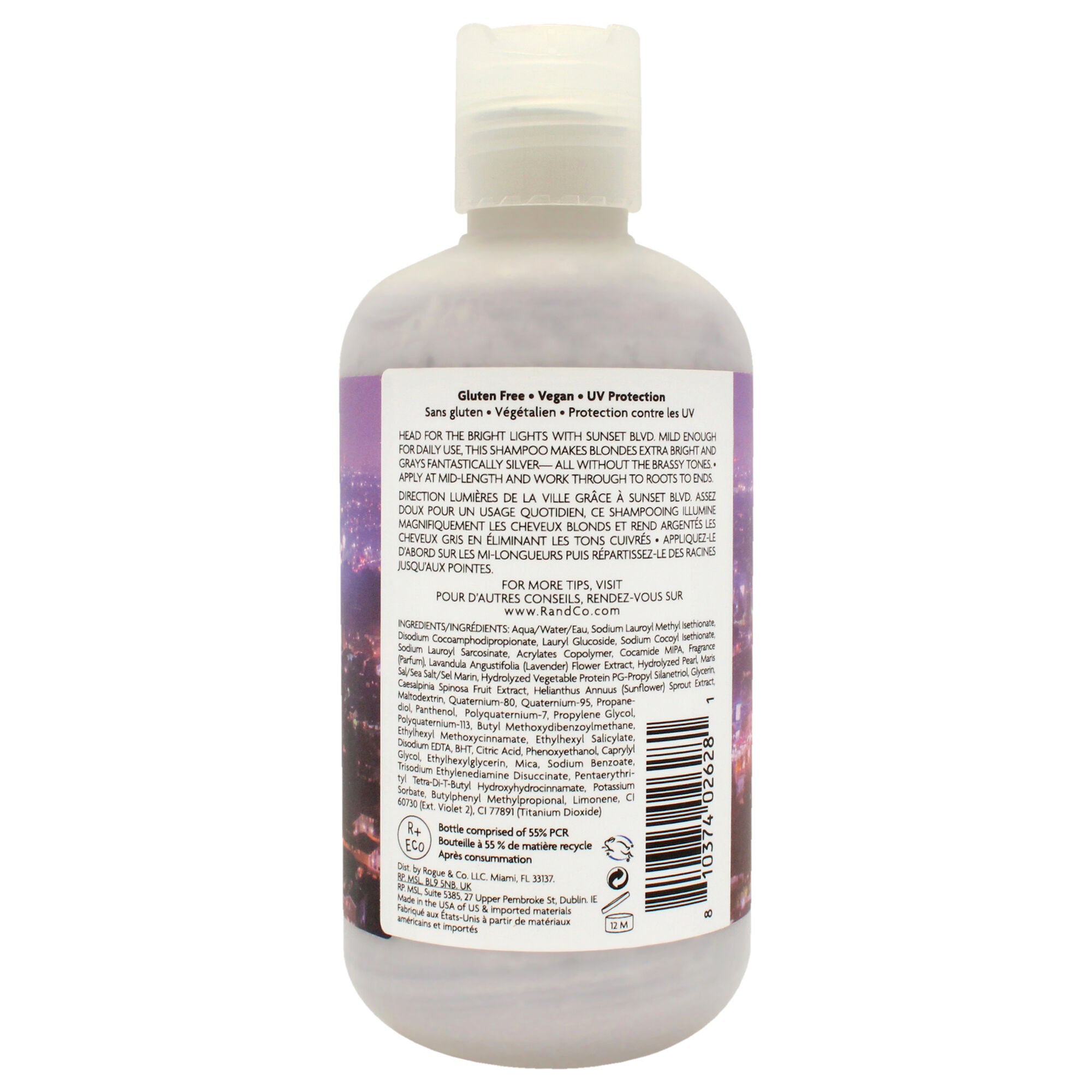 Sunset Blvd Blonde Shampoo by R+Co for Unisex - 8.5 oz Shampoo, See Description, alternate image number 3