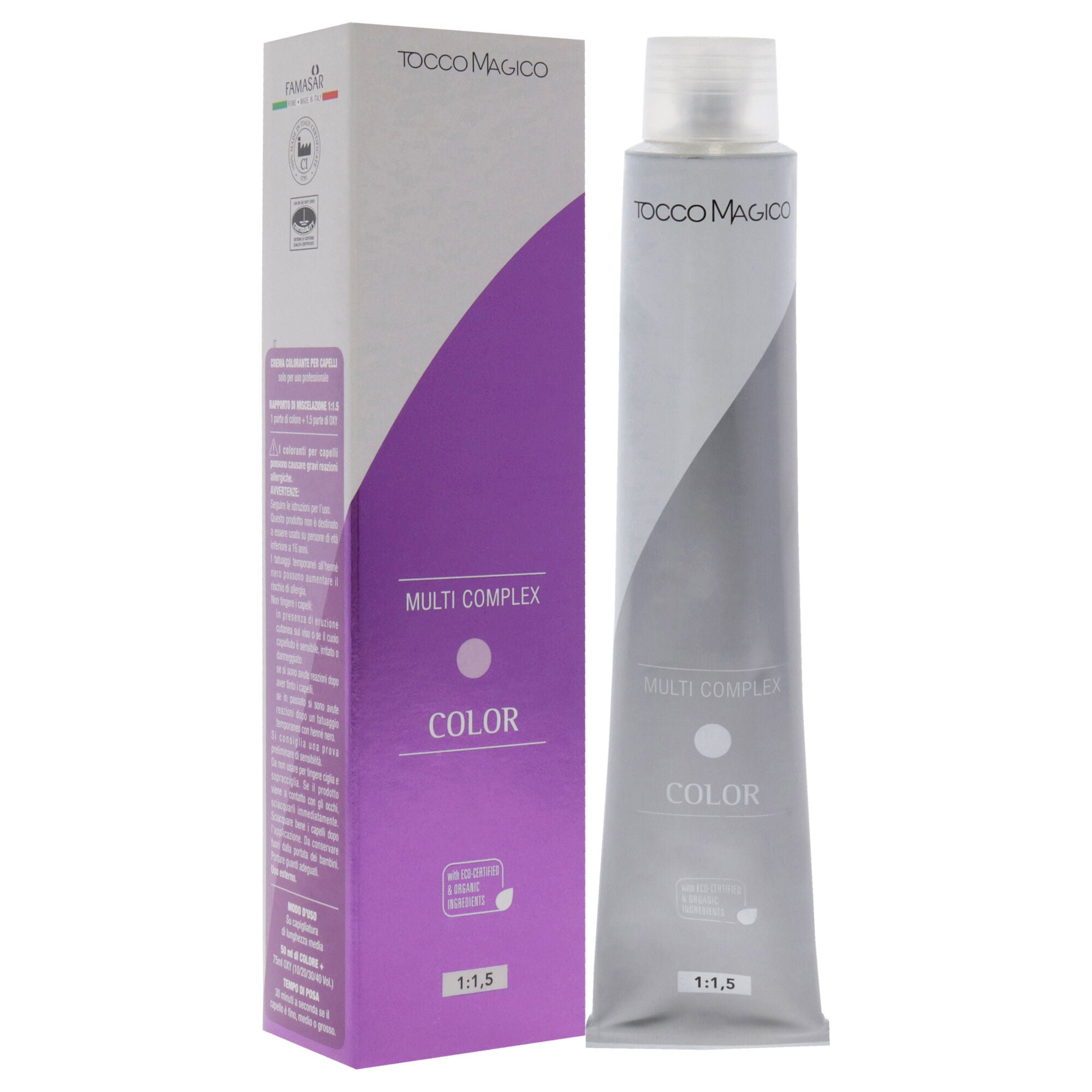 Multi Complex Permanet Hair Color - 4.53 Chocolate by Tocco Magico for Unisex - 3.38 oz Hair Color, See Description, alternate image number 2