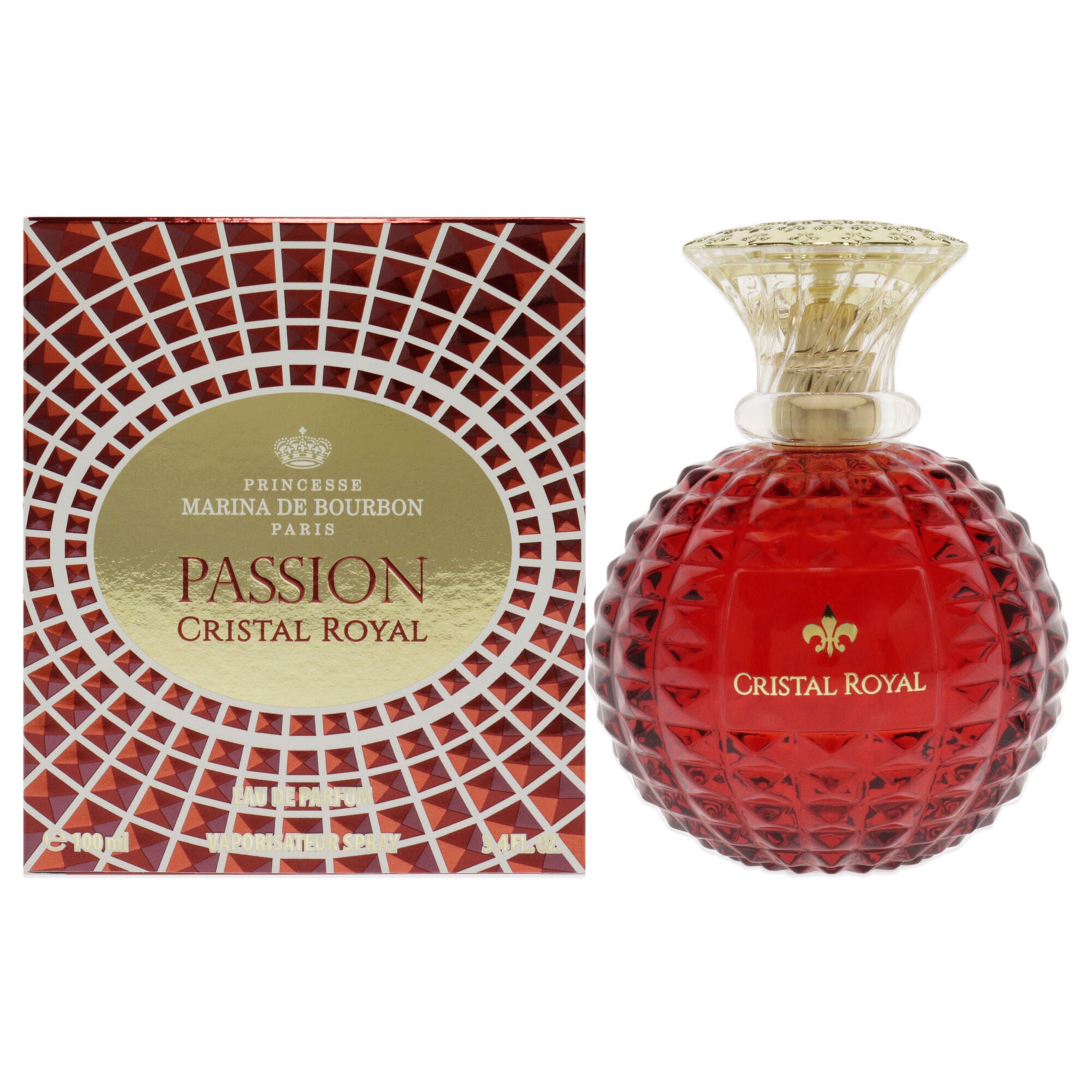 Cristal Royal Passion by Princesse Marina De Bourbon for Women - 3.4 oz EDP Spray, See Description, hi-res image number 0