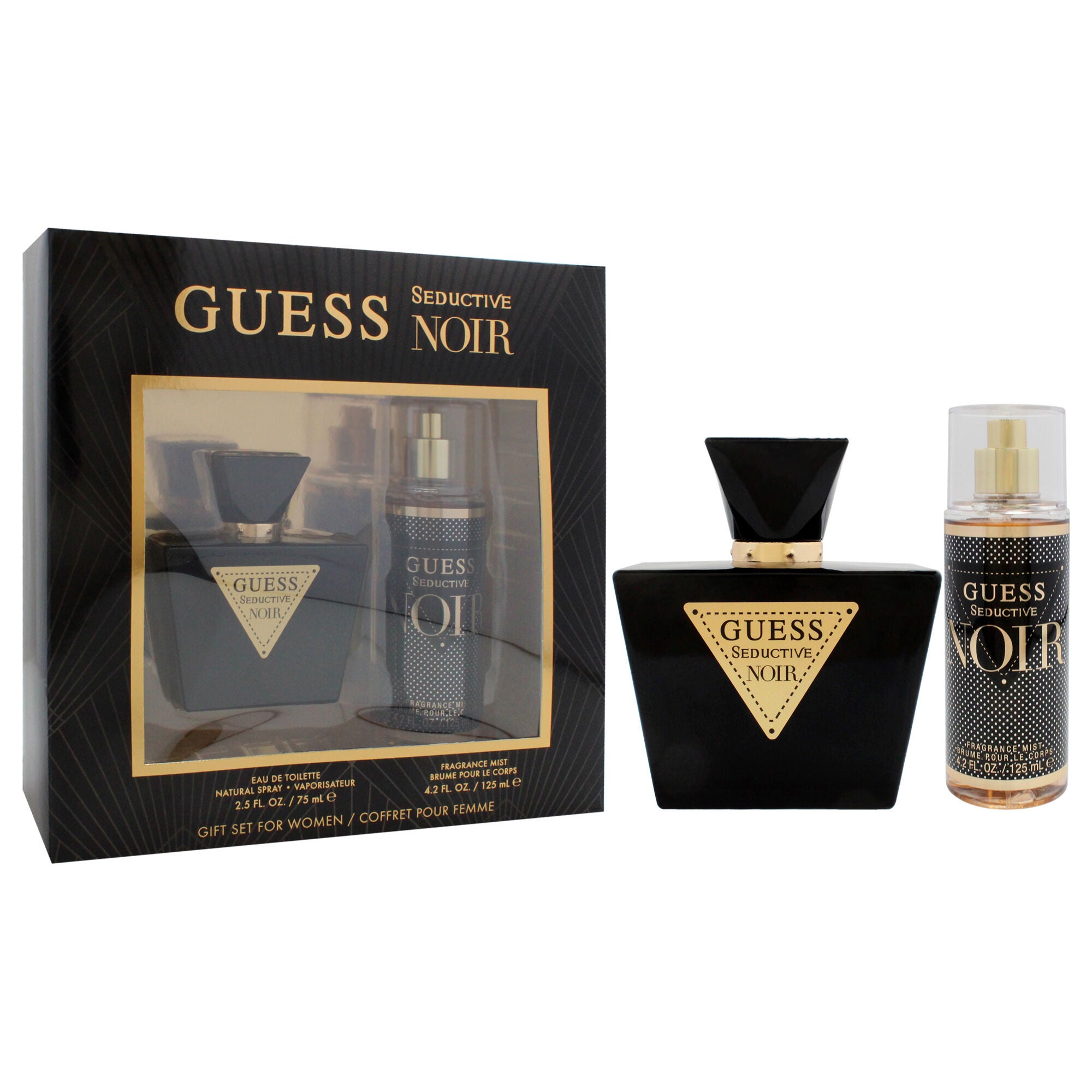 Guess Seductive Noir by Guess for Women - 2 Pc Gift Set 2.5oz EDT Spray, 4.2oz Fragrance Mist, See Description, alternate image number 1
