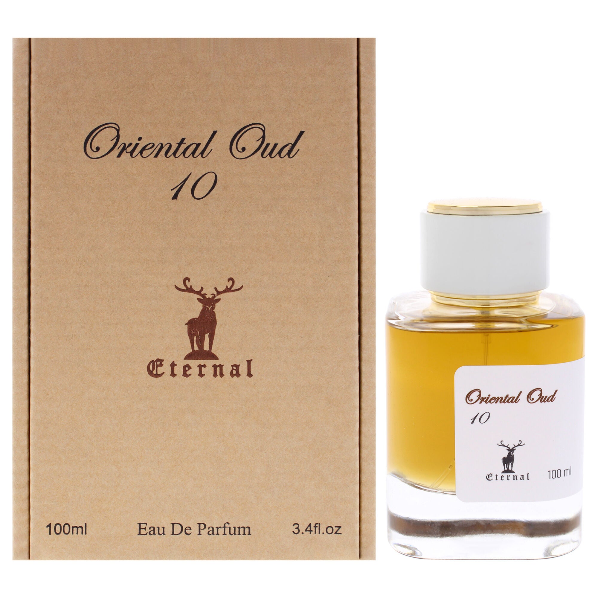 Eternal Collection - Oriental Oud 10 by Khalis for Men - 3.4 oz EDP Spray, Clear, hi-res image number 0