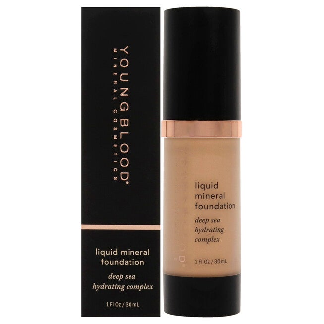 Liquid Mineral Foundation - Sun Kissed by Youngblood for Women - 1 oz Foundation, NA, hi-res image number null