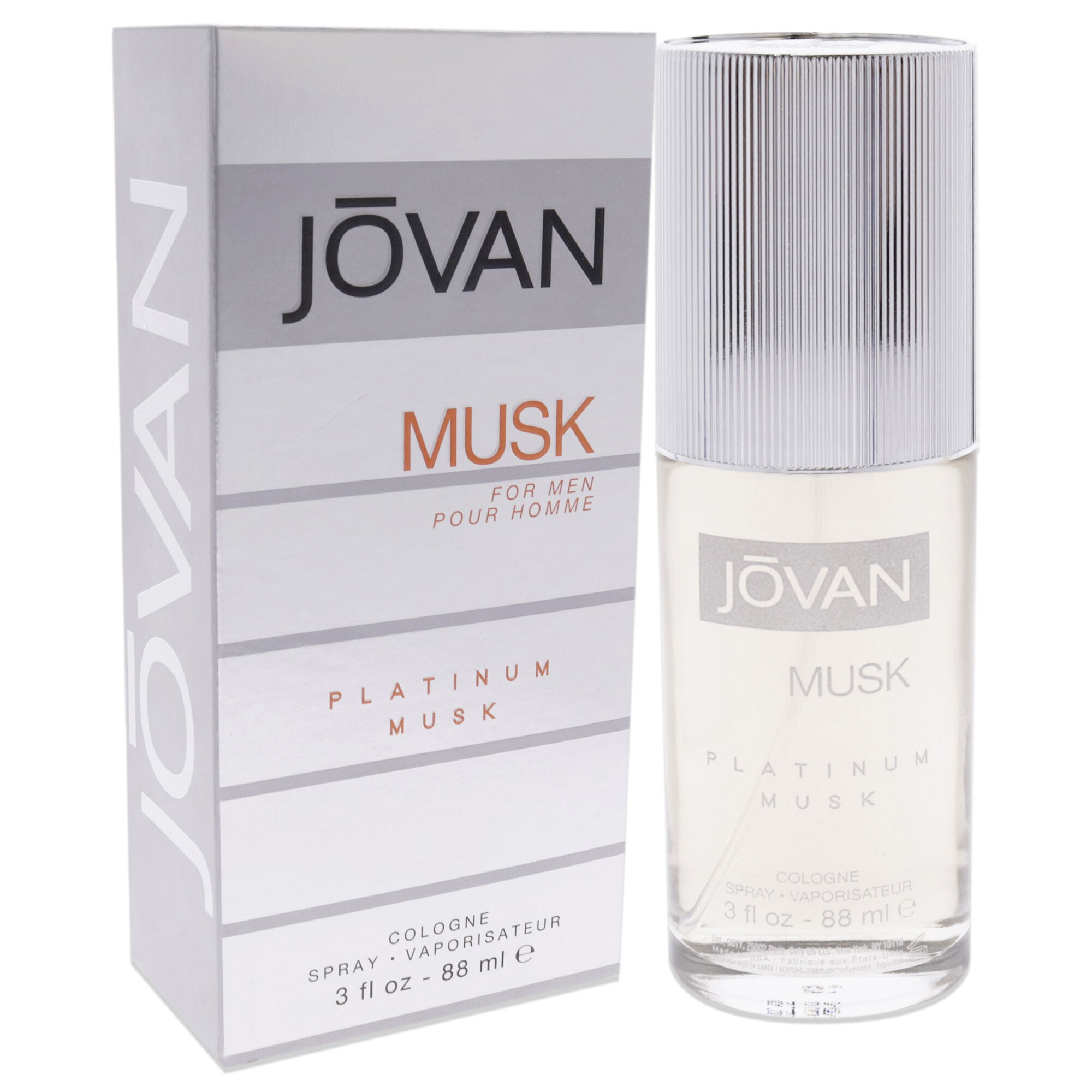 Jovan Platinum Musk by Jovan for Men - 3 oz EDC Spray, See Description, alternate image number 1