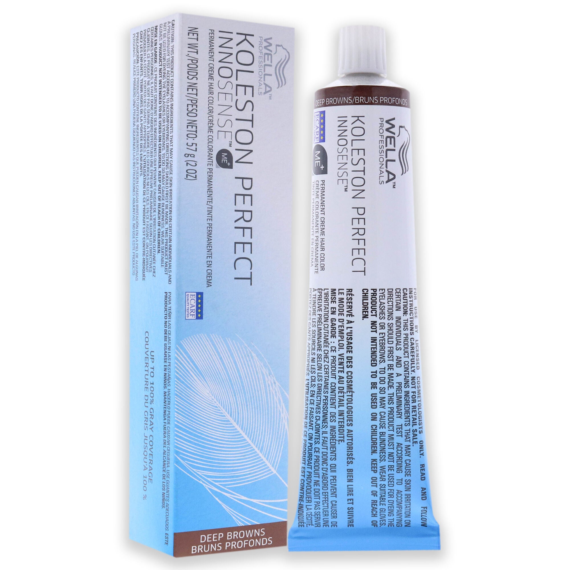 Koleston Perfect Innosense Permanent Creme Hair Color - 5-7 Light Brown-Brown by Wella for Unisex - 2 oz Hair Color, See Description, alternate image number 2