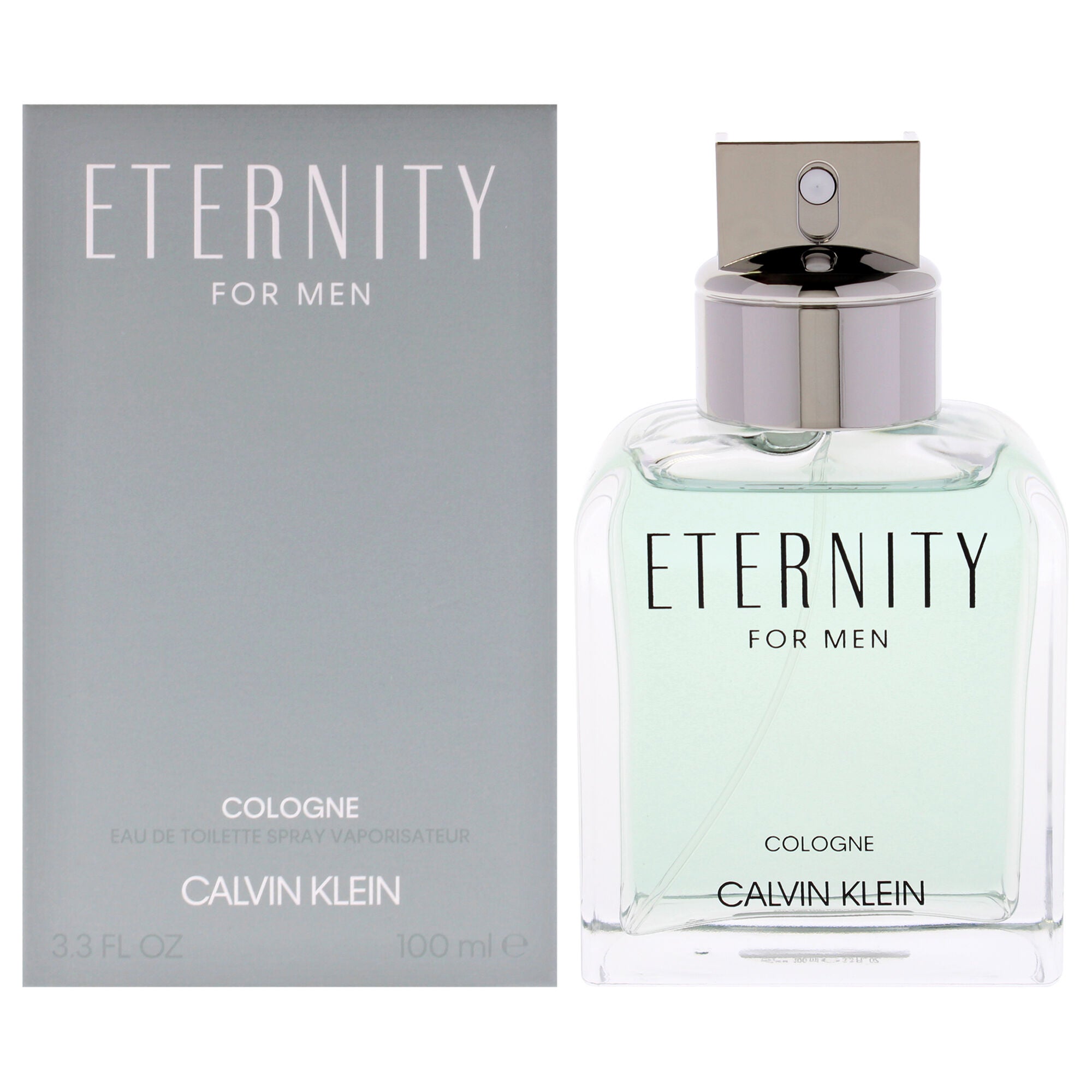 Eternity Cologne by Calvin Klein for Men - 3.3 oz EDT Spray, Clear, hi-res image number 0