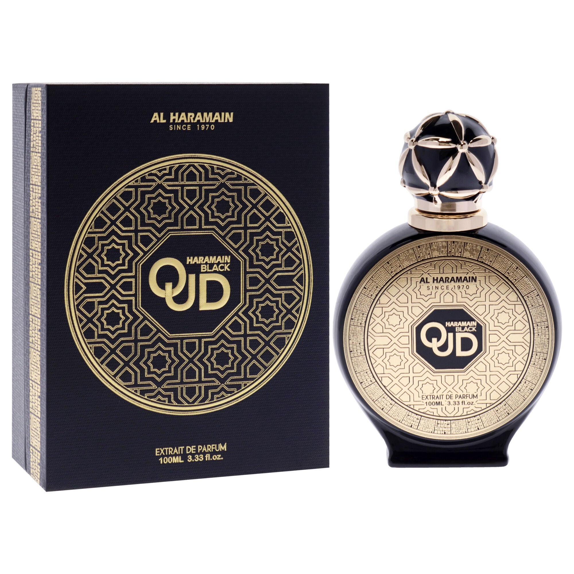 Black Oud by Al Haramain for Unisex - 3.33 oz EDP Spray, See Description, alternate image number 1