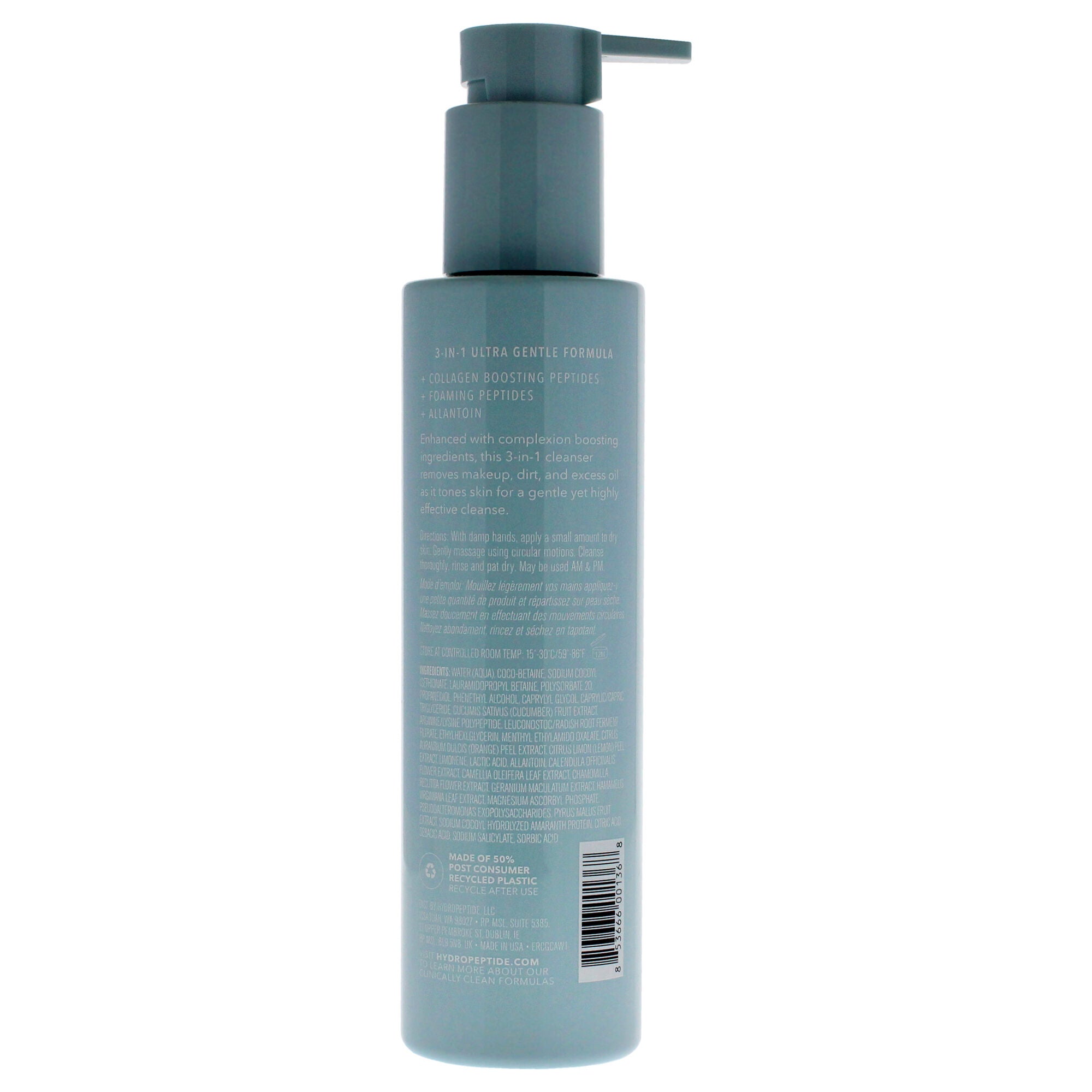 Cleansing Gel Face Wash by Hydropeptide for Unisex - 6.76 oz Face Wash, See Description, alternate image number 2