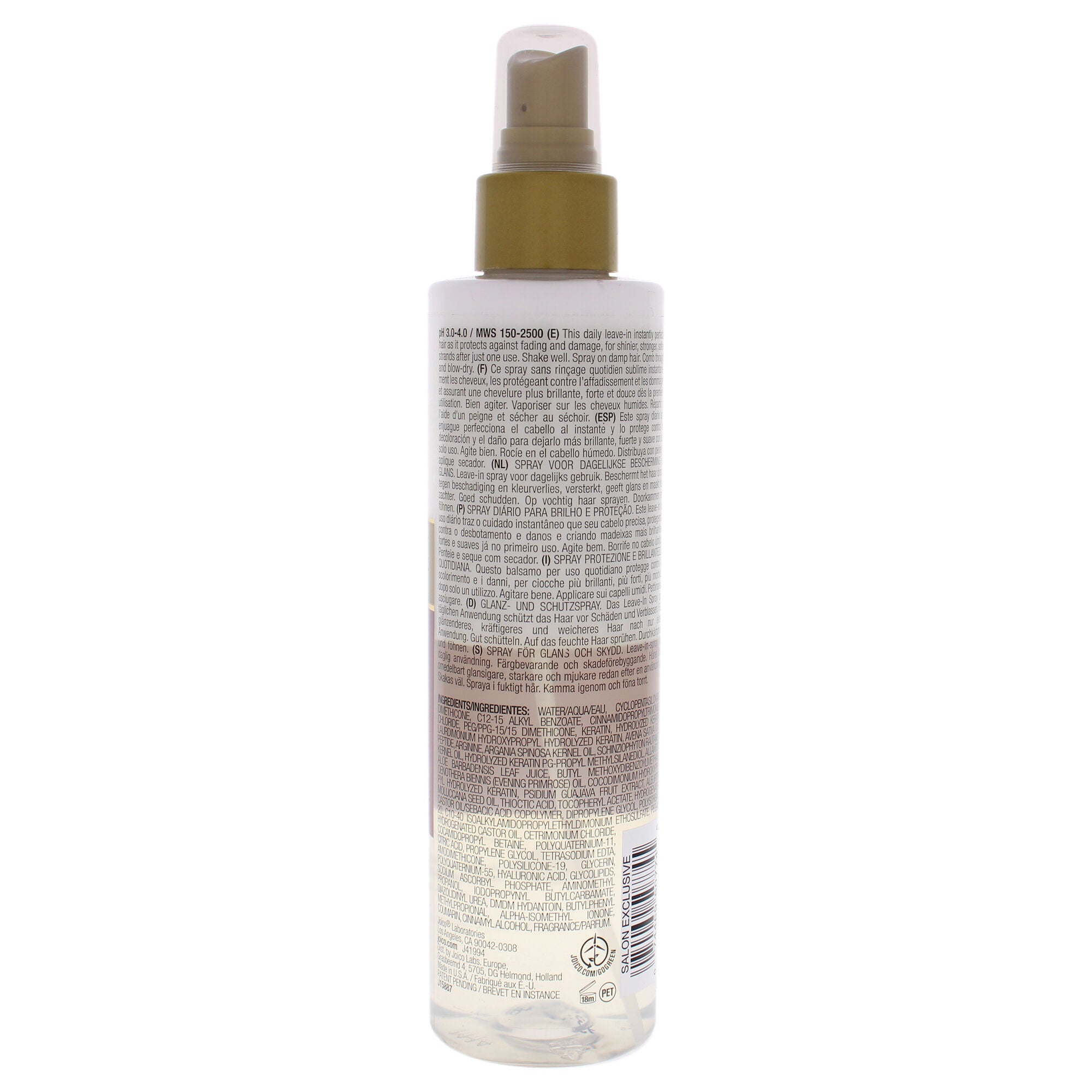 K-Pak Color Therapy Luster Lock Multi Perfector by Joico for Unisex - 6.7 oz Hairspray, See Description, alternate image number 1