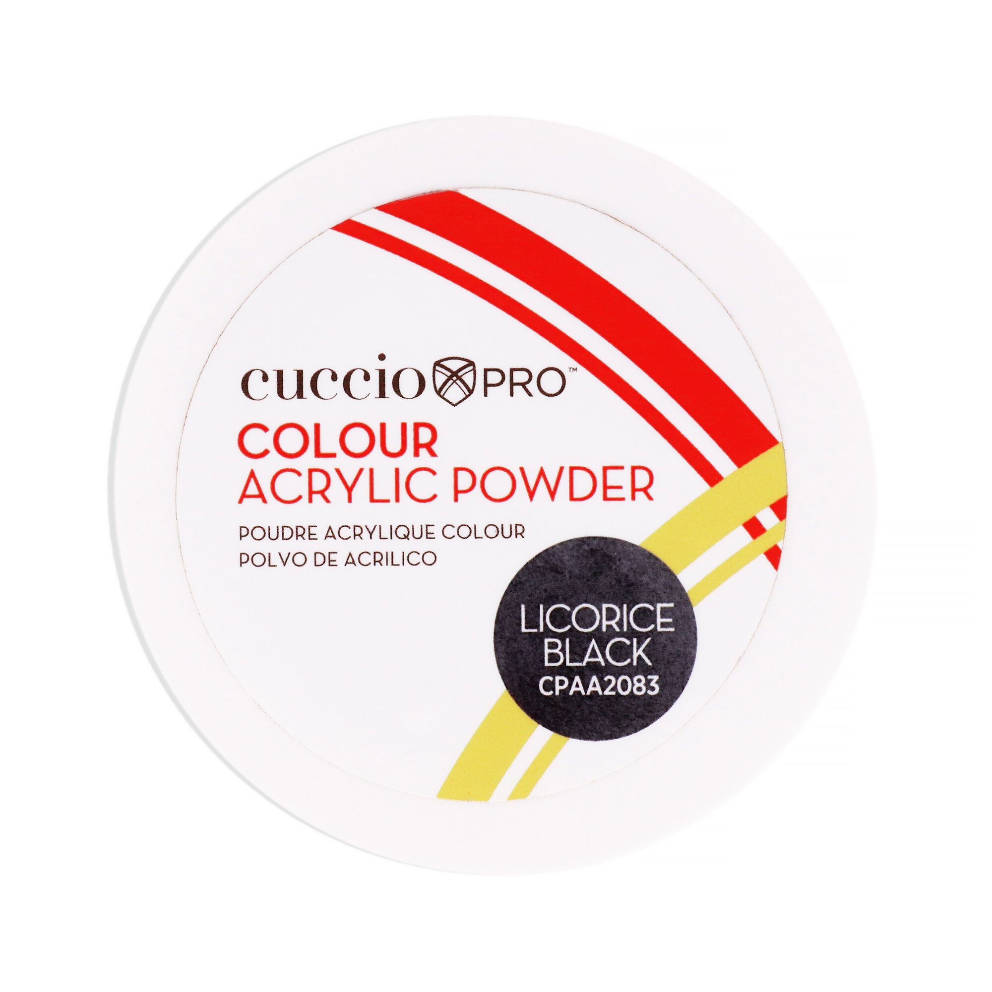 Colour Acrylic Powder - Licorice Black by Cuccio PRO for Women - 1.6 oz Acrylic Powder, See Description, hi-res image number 0