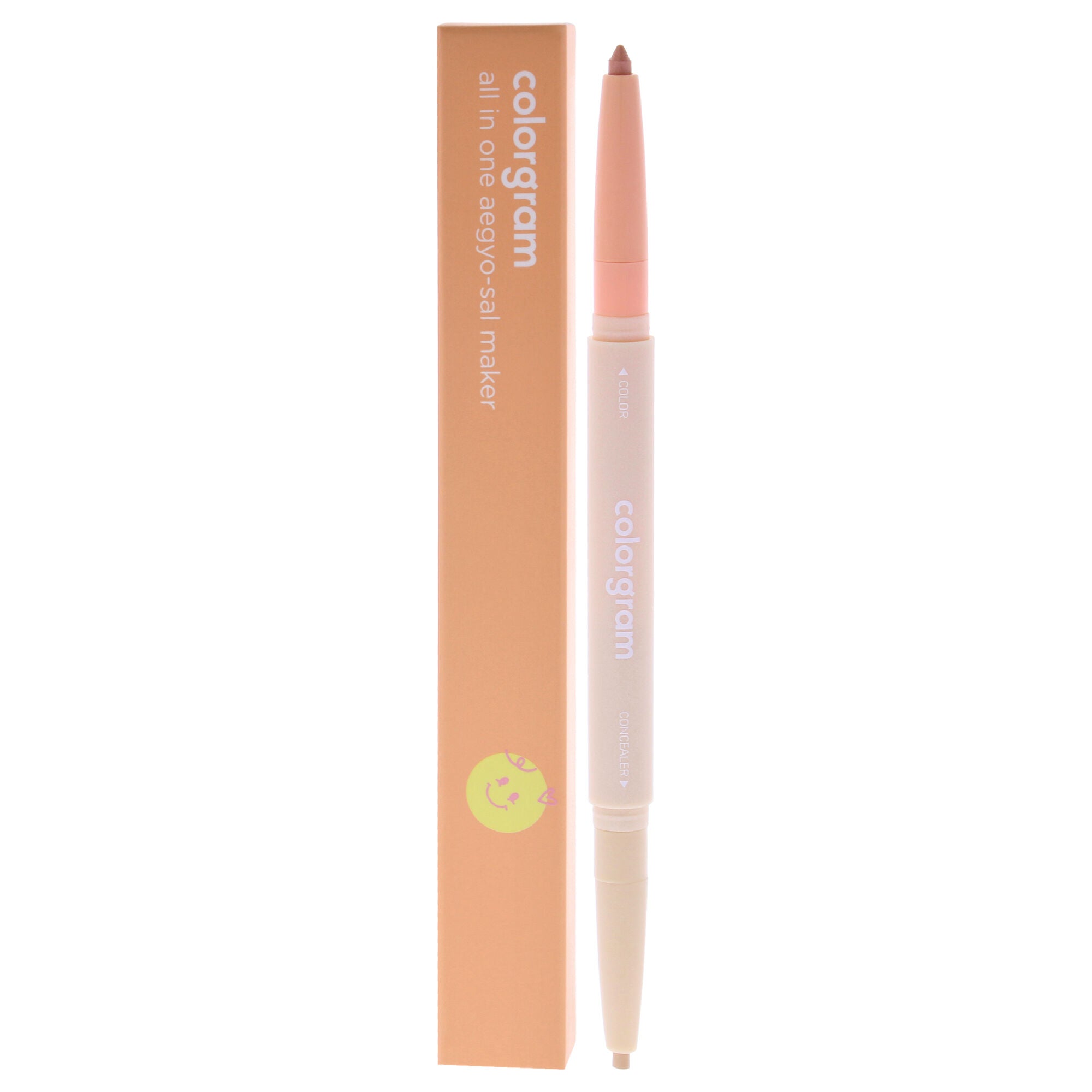 All In One Aegyo-Sal Maker - 04 Peach by Colorgram for Women - 0.007 oz Makeup, Brown, alternate image number 3