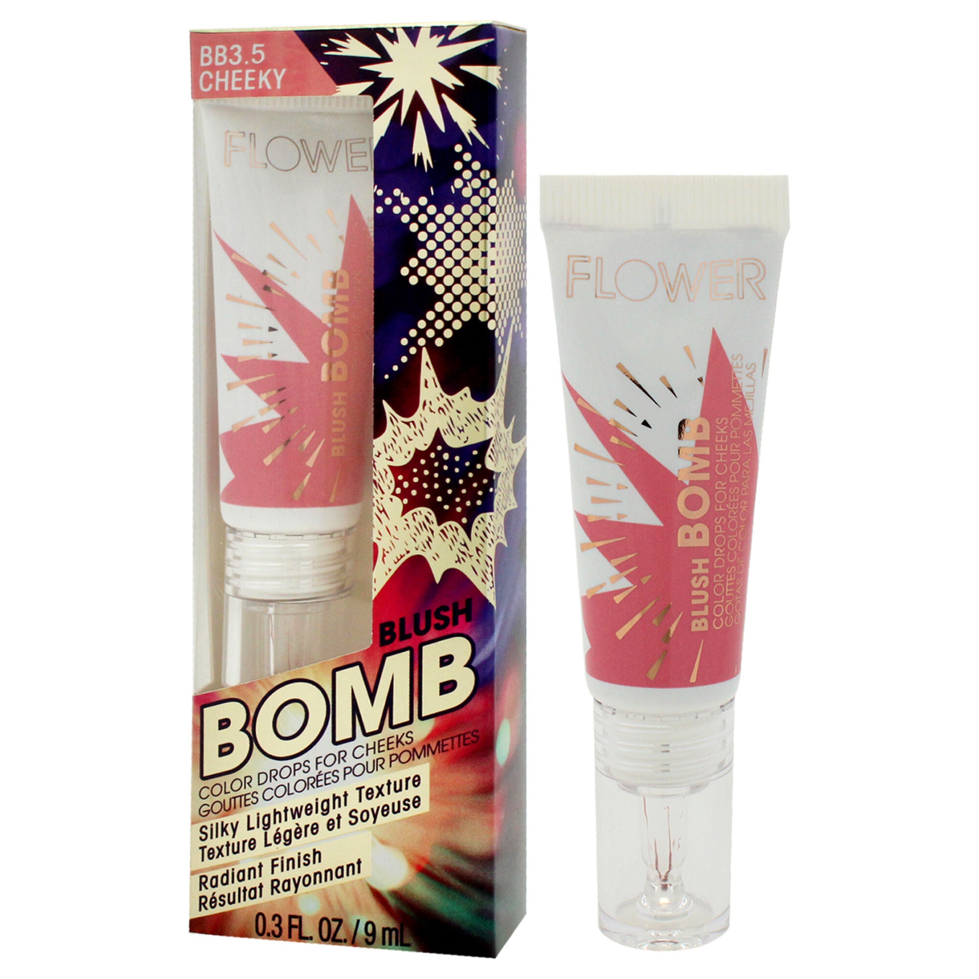 Blush Bomb Color Drops - BB3.5 Cheeky by Flower Beauty for Women - 0.3 oz Blush, See Description, alternate image number 3