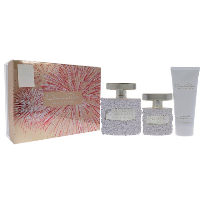 Bella Blanca by Oscar De La Renta for Women - 3 Pc Gift Set 3.4oz EDP Spray, 3.4oz Body Lotion, 1oz EDP Spray, , alternate image number null