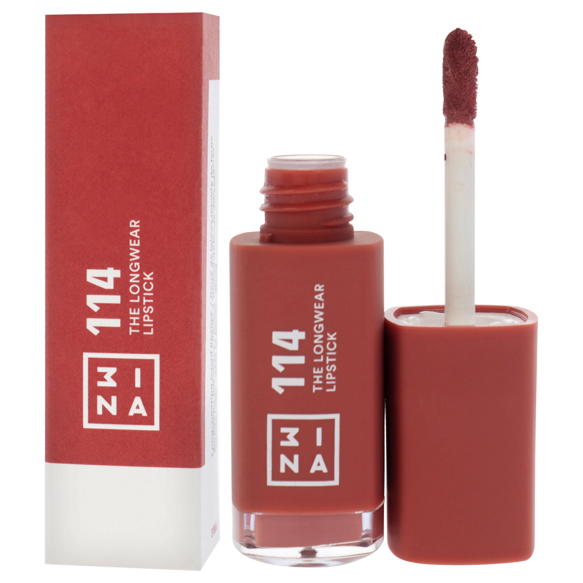 The Longwear Lipstick - 114 Brown by 3INA for Women - 0.20 oz Lipstick, See Description, alternate image number 2