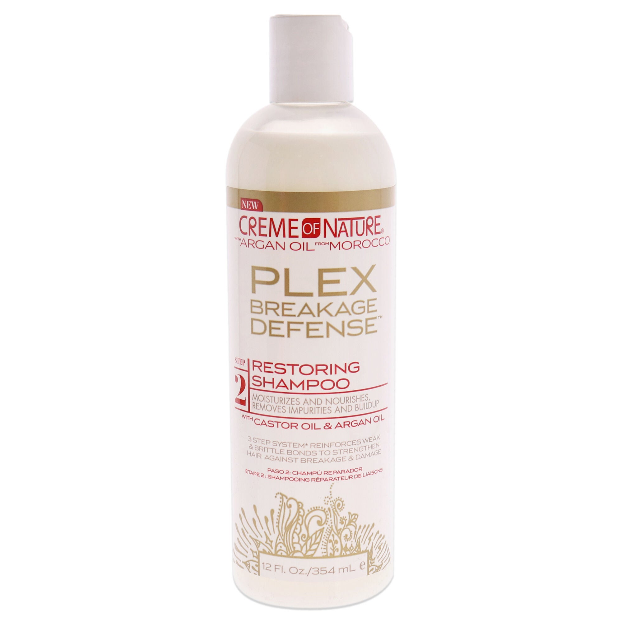 Plex Breakage Defense Restoring Shampoo by Creme of Nature for Unisex - 12 oz Shampoo, See Description, hi-res image number 0