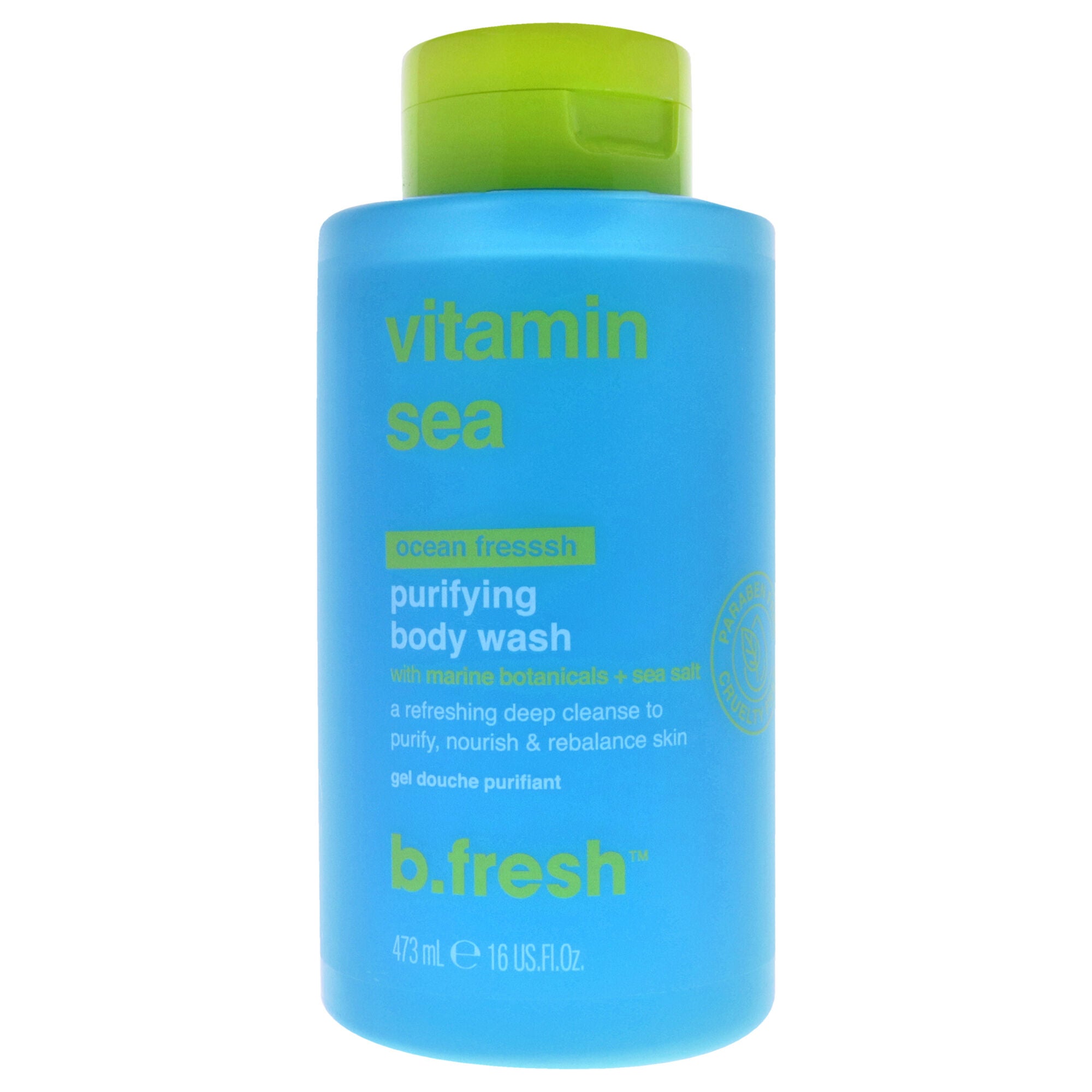 Vitamin Sea Purifying Body Wash by B.fresh for Unisex - 16 oz Body Wash, See Description, hi-res image number 0
