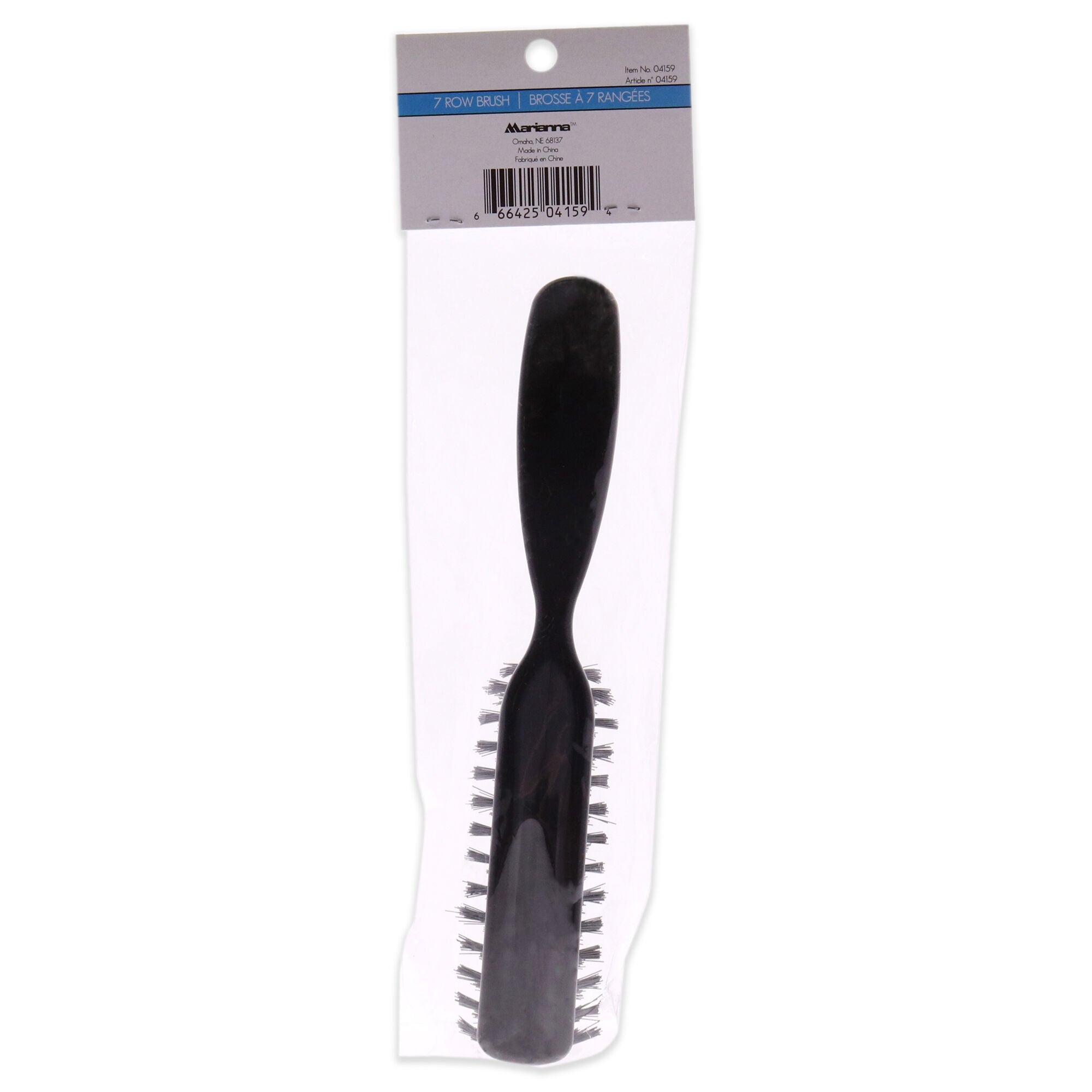Pro Basic 7 Row Brush by Marianna for Unisex - 1 Pc Hair Brush, See Description, alternate image number 2