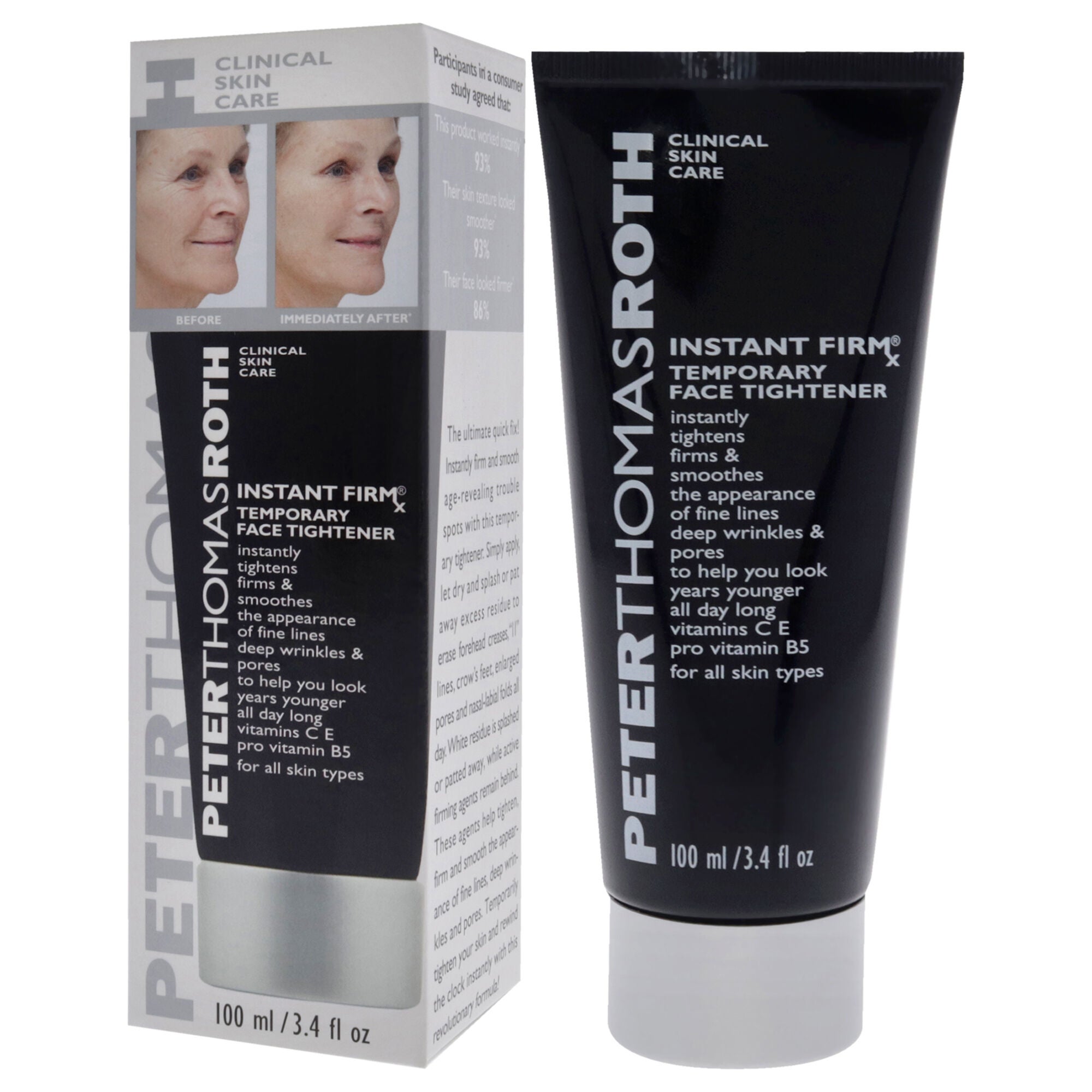 Instant Firmx Temporary Face Tightener by Peter Thomas Roth for Unisex - 3.4 oz Cream, See Description, alternate image number 3