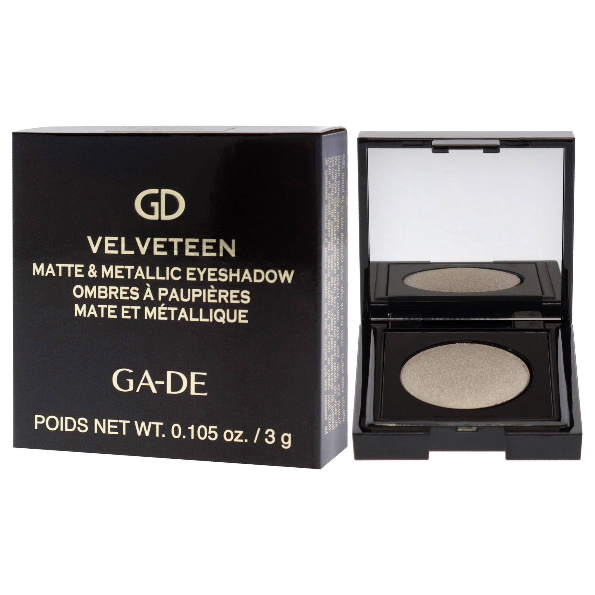 Velveteen Matte and Metallic Eyeshadow - 126 Diamonds by GA-DE for Women - 0.105 oz Eye Shadow, See Description, alternate image number 3