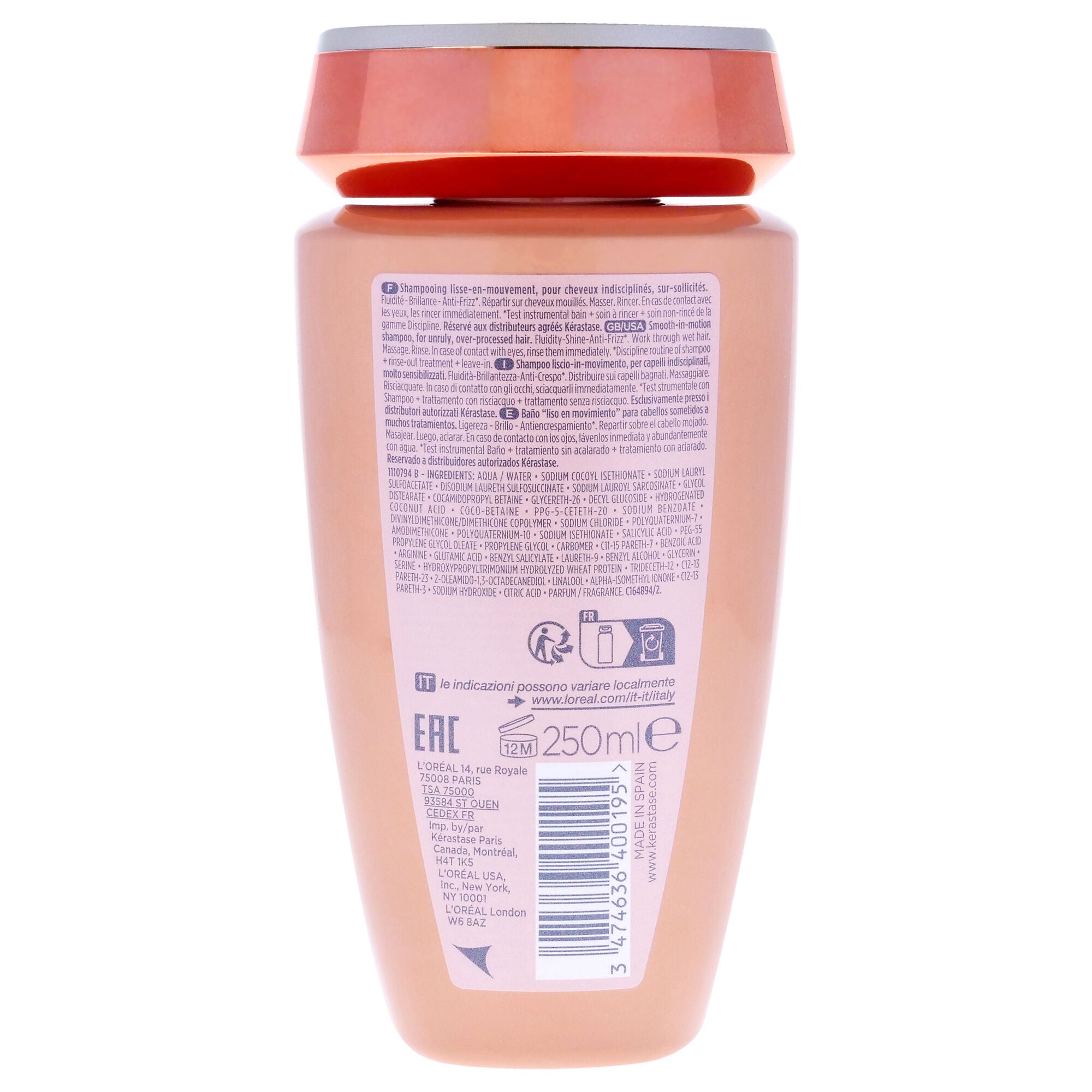 Discipline Bain Fluidealiste Gentle Shampoo by Kerastase for Unisex - 8.5 oz Shampoo, See Description, alternate image number 2