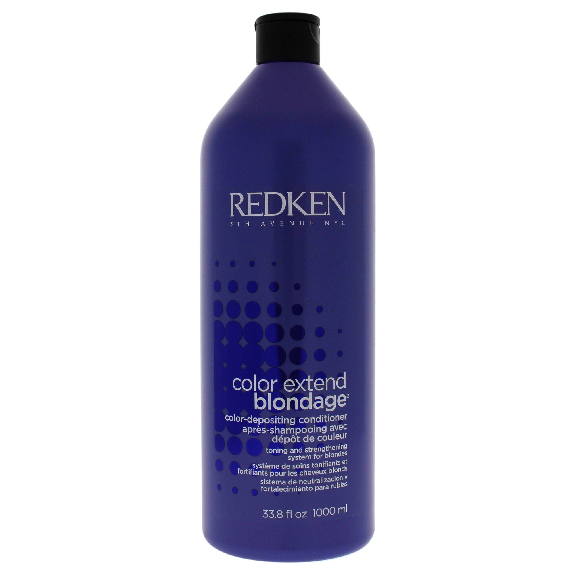 Color Extend Blondage Color Depositing Conditioner by Redken for Unisex - 33.8 oz Conditioner - Pack of 2, Royal Blue, alternate image number 1