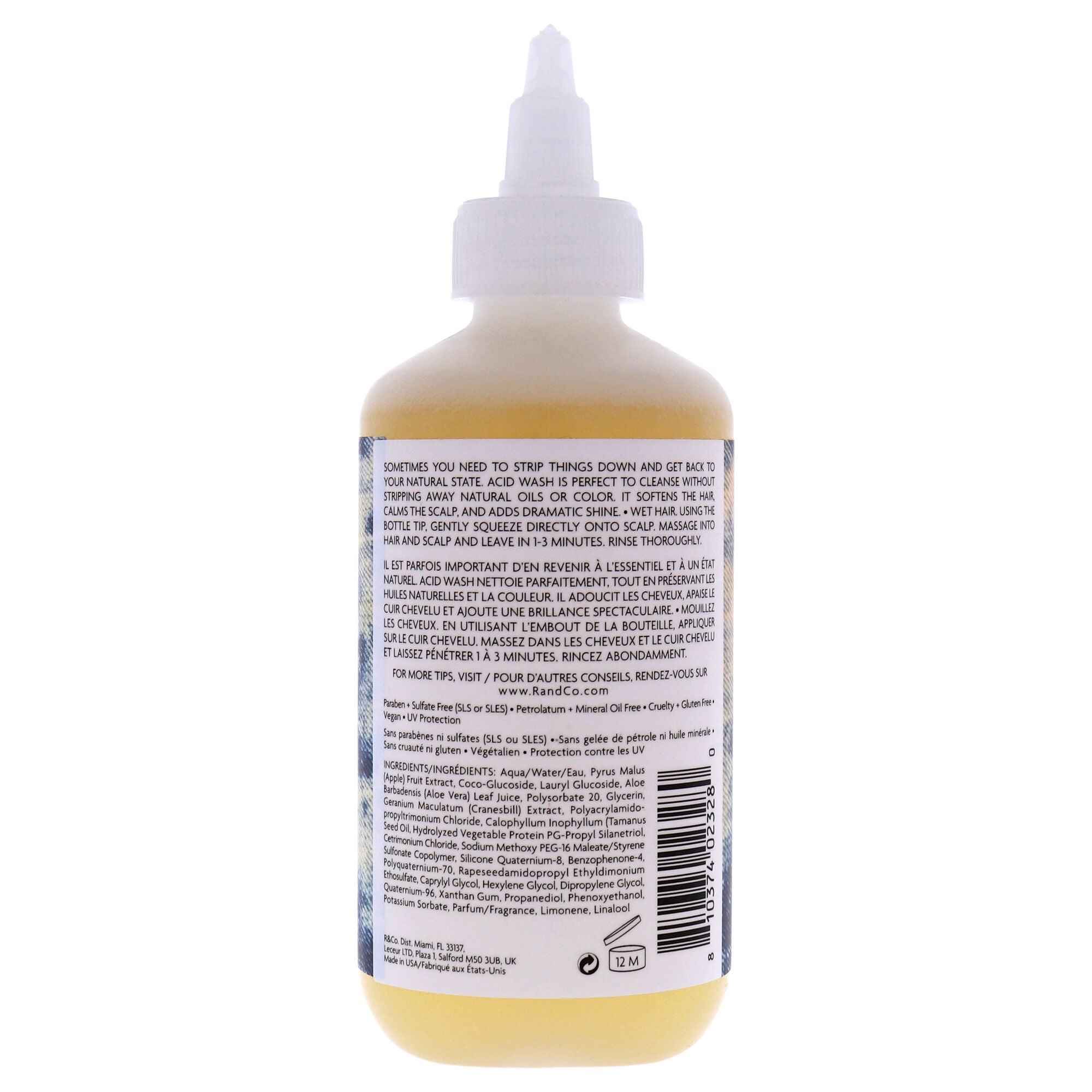 Acid Wash ACV Cleansing Rinse by R+Co for Unisex - 6 oz Cleanser, See Description, alternate image number 2