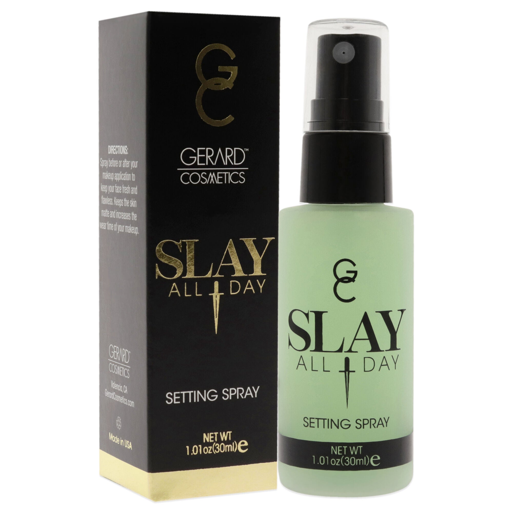 Slay All Day Setting Spray Mini - Cucumber by Gerard Cosmetic for Women - 1.01 oz Setting Spray, , alternate image number 6