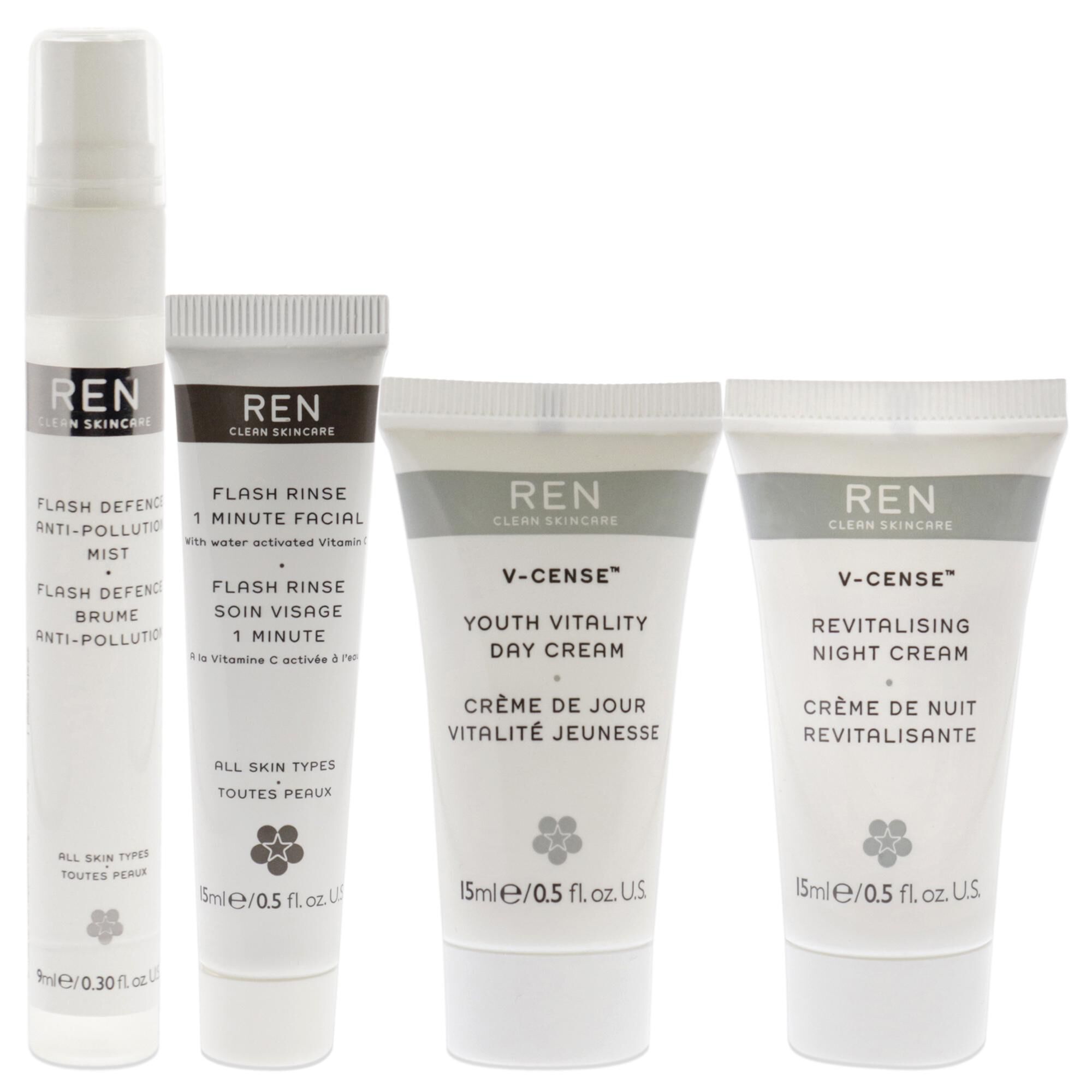 Pollution Proof Kit by REN for Unisex - 4 Pc, See Description, alternate image number 1