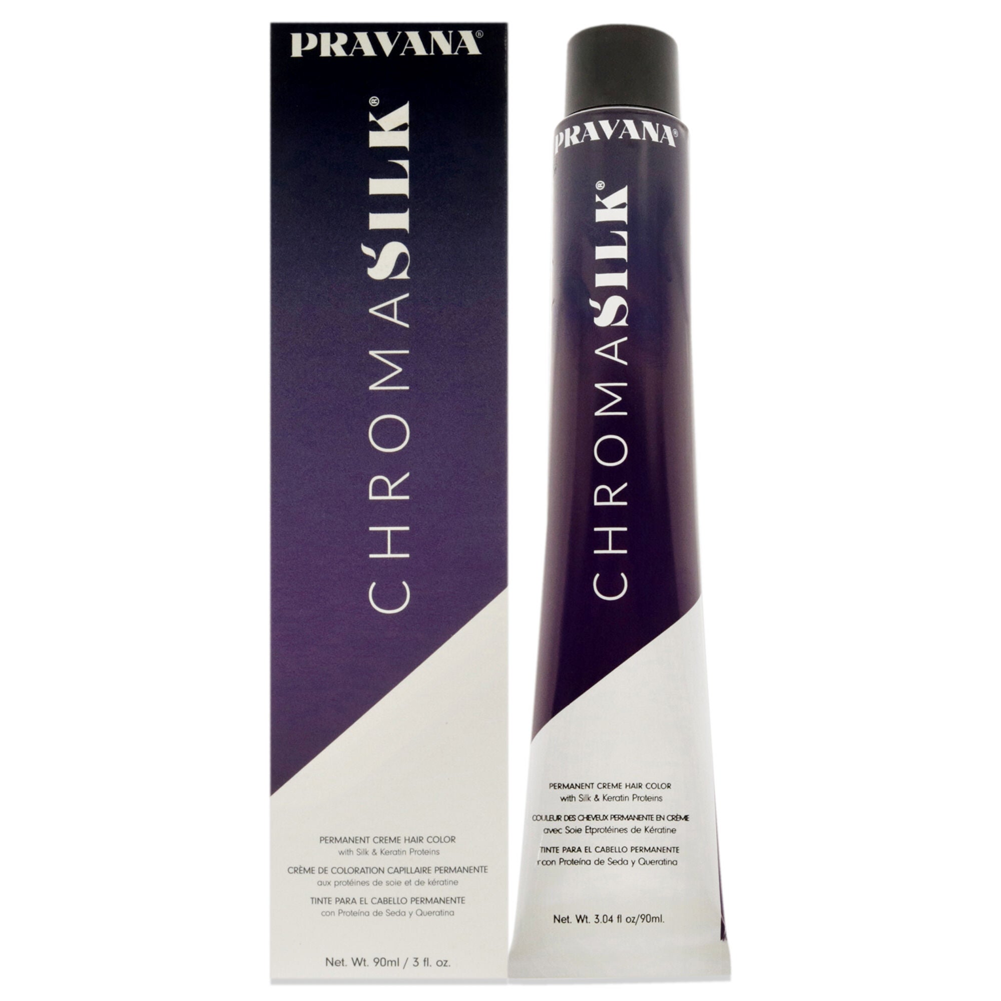 ChromaSilk Creme Hair Color - 7.66 Intense Red Blonde by Pravana for Unisex - 3 oz Hair Color, See Description, hi-res image number 0