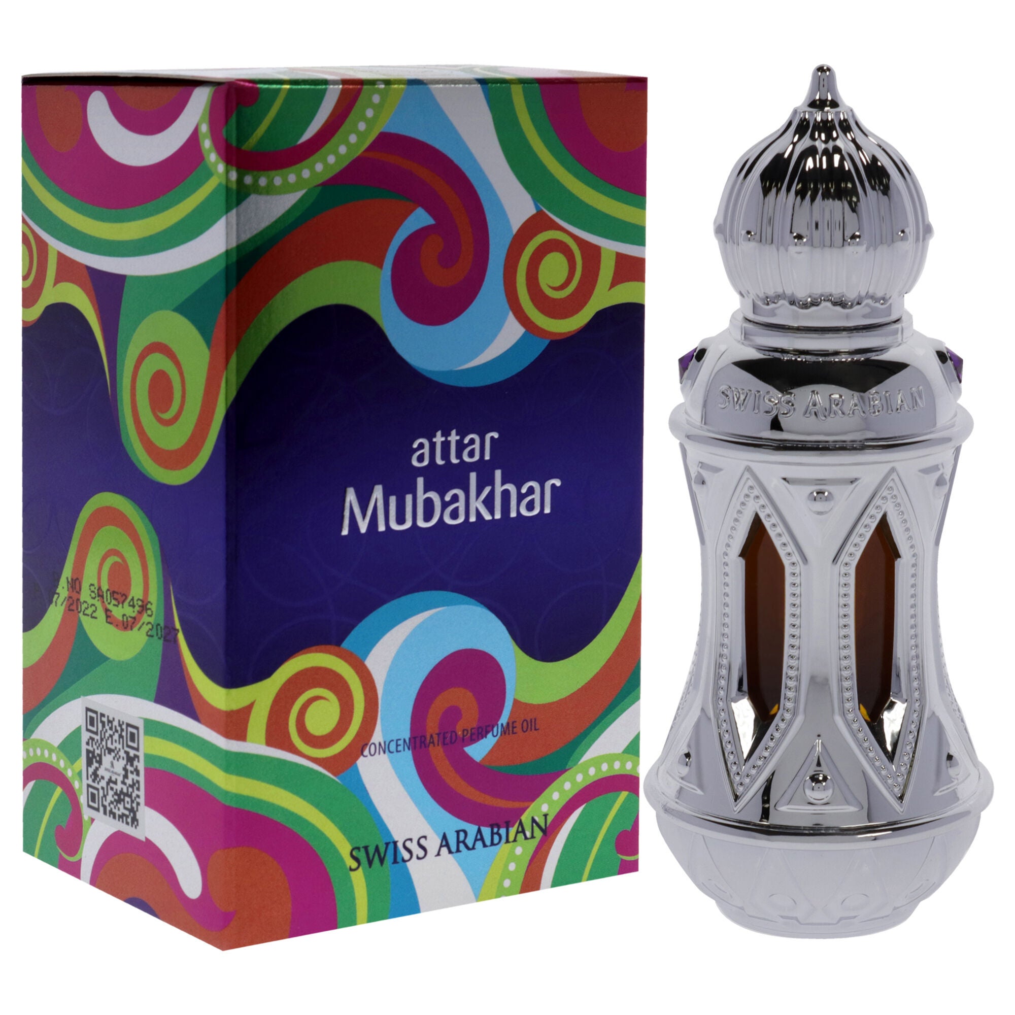 Attar Mubakhar by Swiss Arabian for Unisex - 0.67 oz Parfum Oil, See Description, alternate image number 2
