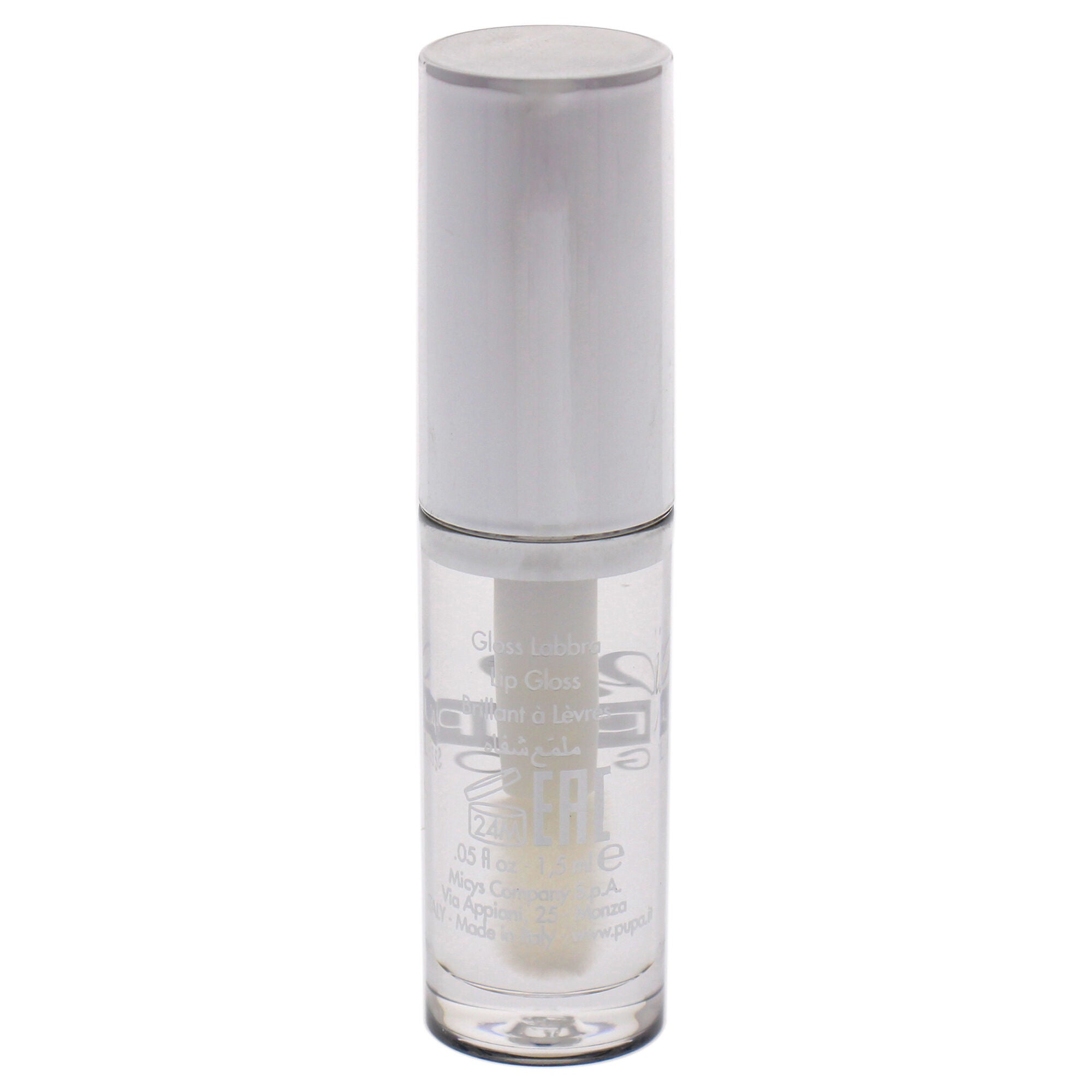 Miss Pupa Gloss - 100 Crystal Glass by Pupa Milano for Women 0.05 oz Lip Gloss, See Description, alternate image number 1