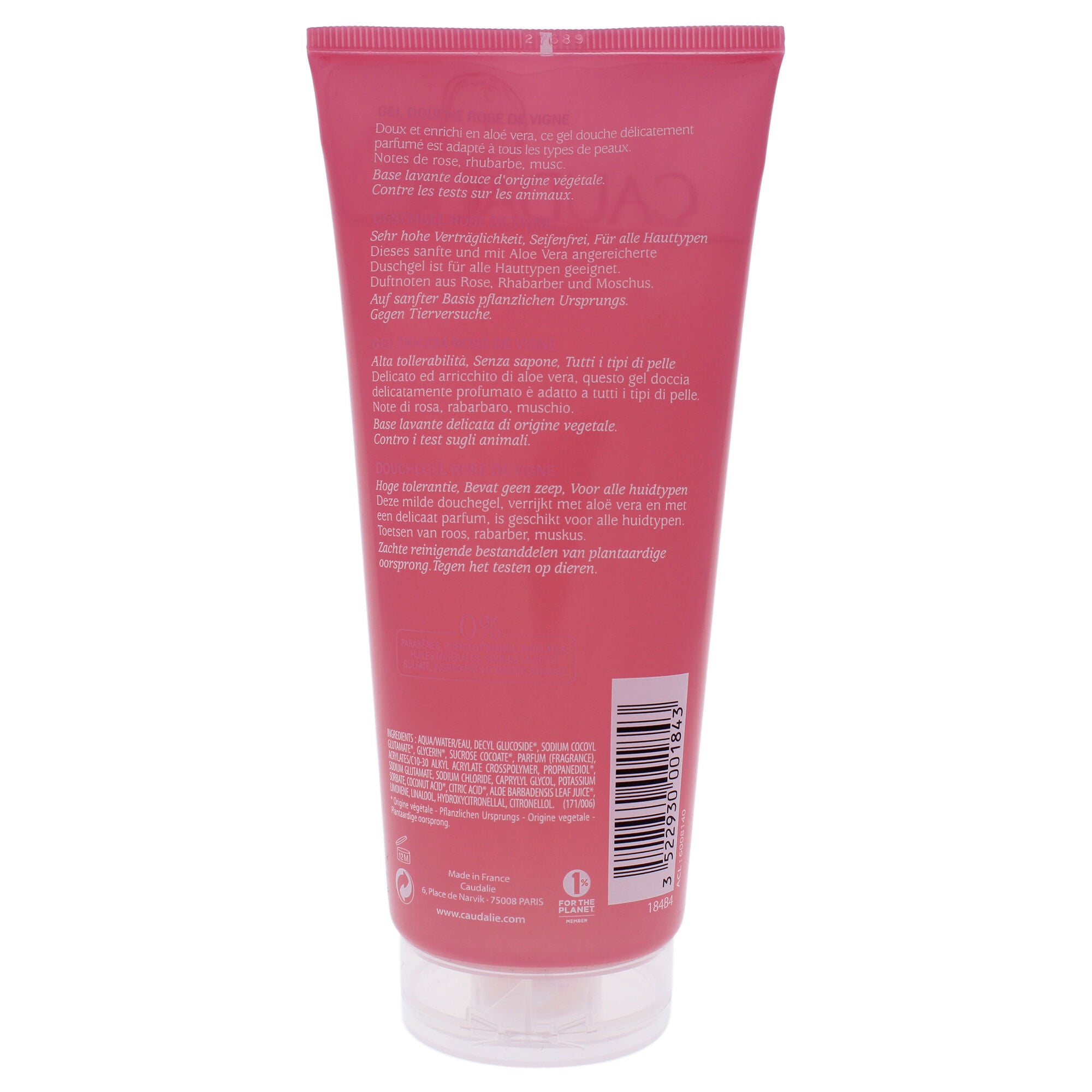 Rose De Vigne by Caudalie for Unisex - 6.7 oz Shower Gel, , alternate image number 3