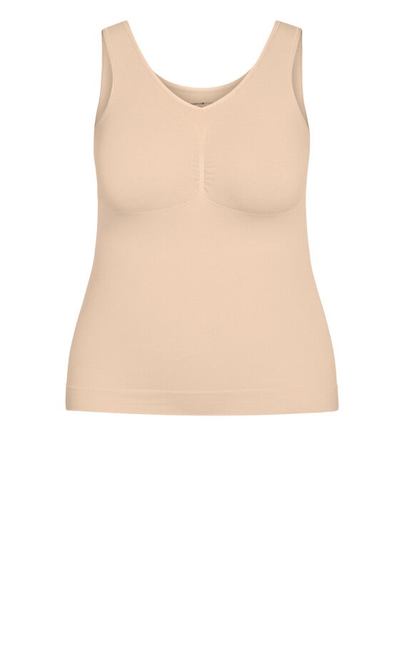 Seamless Shaping Cami - beige, , alternate image number null