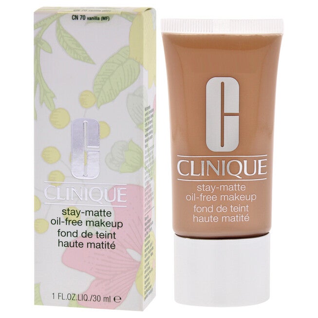 Stay-Matte Oil-Free Makeup - 14 Vanilla (MF-G) - Dry Combination To Oily by Clinique for Women - 1 oz Makeup, NA, alternate image number null