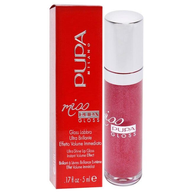 Miss Pupa Gloss Ultra-Shine Lip Gloss - 304 French Kiss by Pupa Milano for Women - 0.17 oz Lip Gloss, NA, alternate image number null