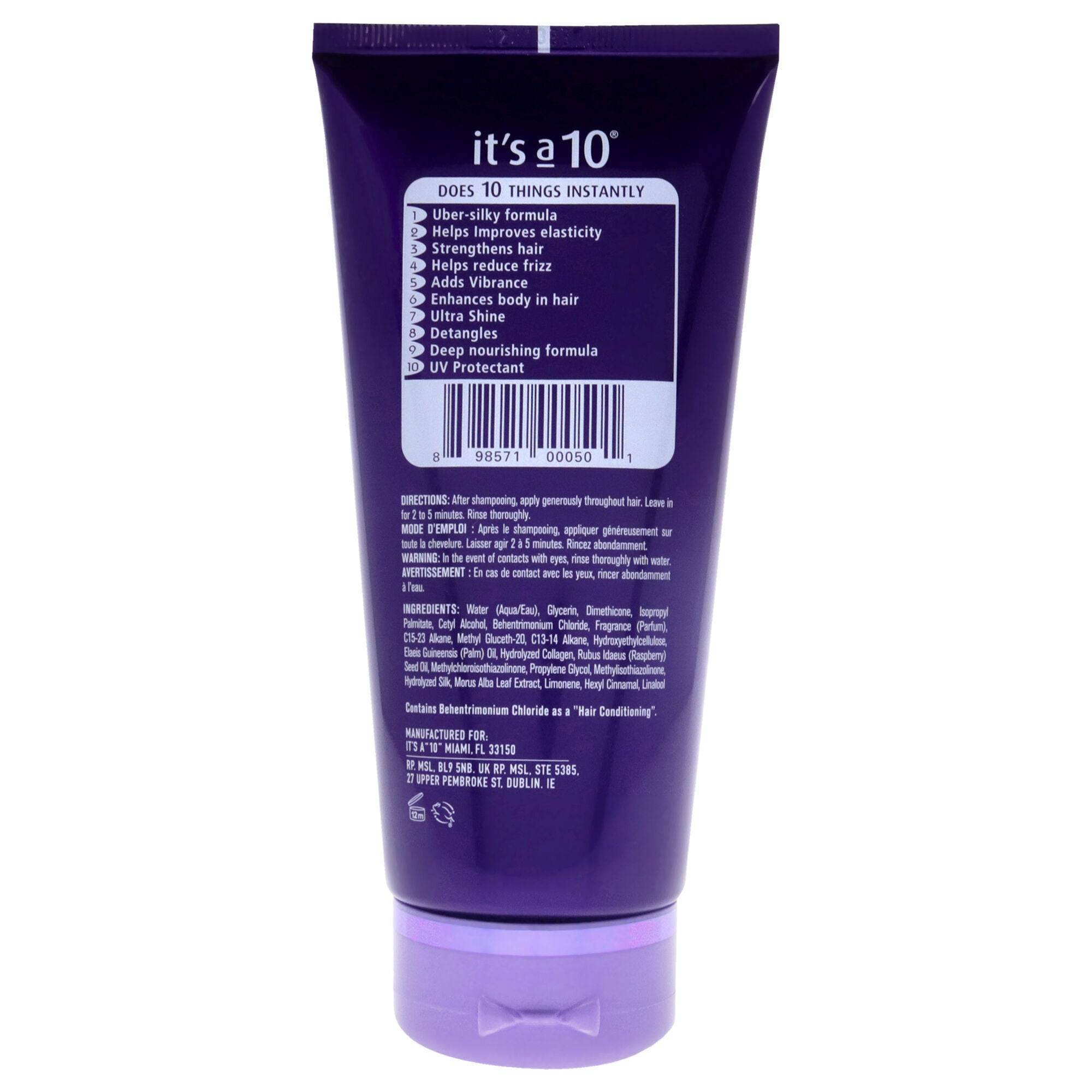 Silk Express Miracle Silk Conditioner by Its A 10 for Unisex - 5 oz Conditioner, See Description, alternate image number 2