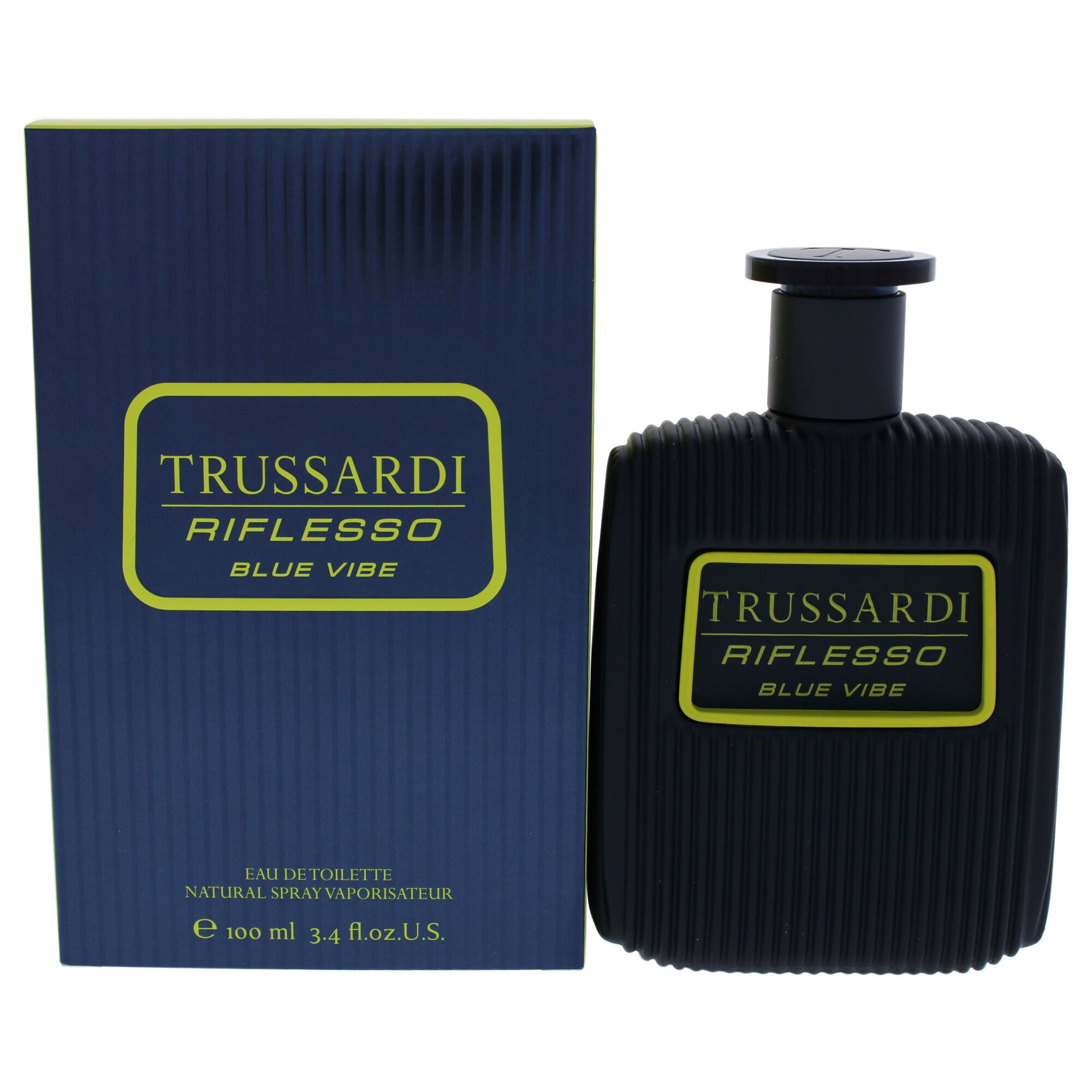 Riflesso Blue Vibe by Trussardi for Men - 3.4 oz EDT Spray, See Description, hi-res image number 0