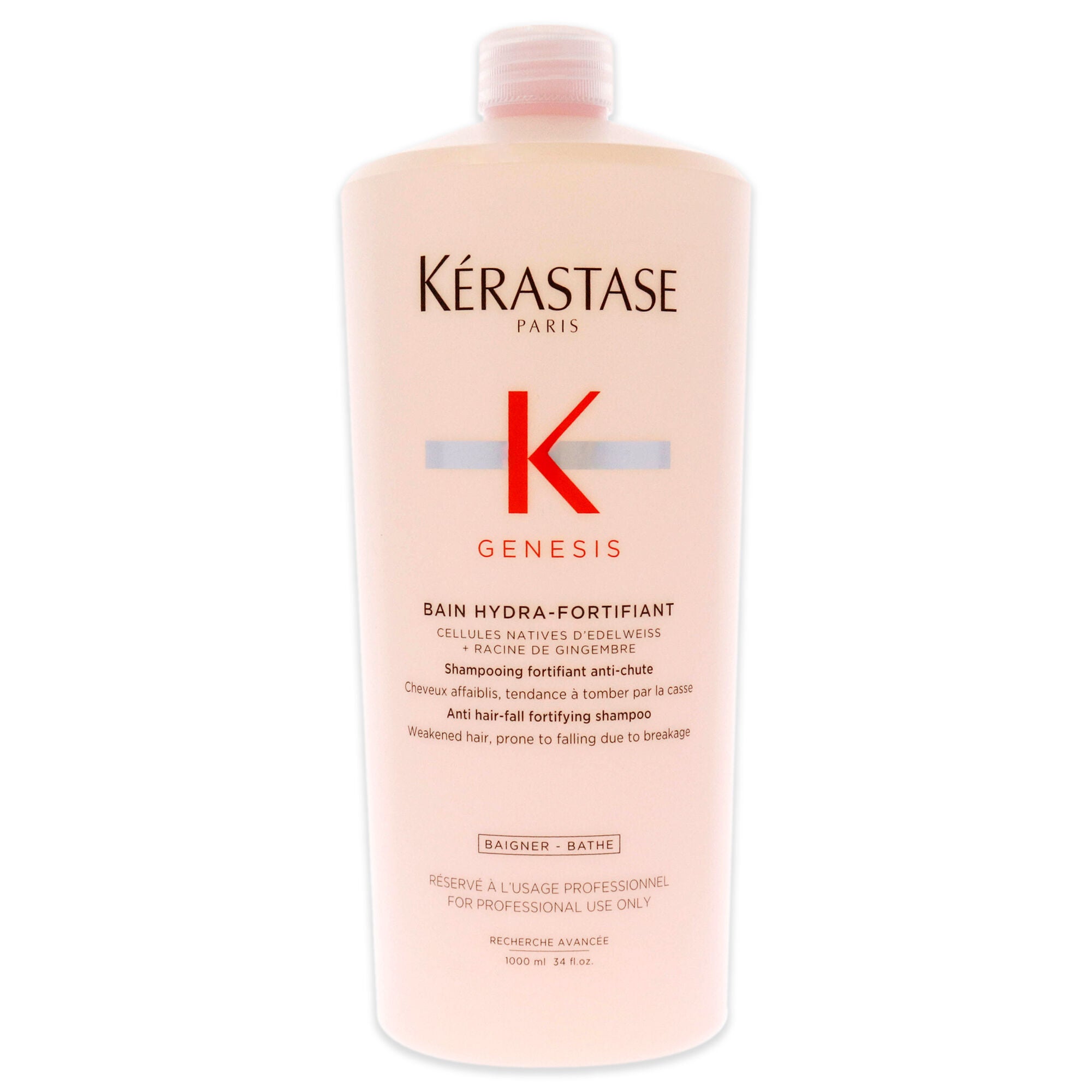 Genesis Bain Hydra-Fortifiant Shampoo by Kerastase for Unisex - 34 oz Shampoo, , alternate image number 3