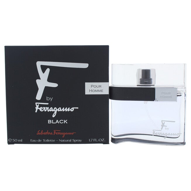 F Black by Salvatore Ferragamo for Men - 1.7 oz EDT Spray, NA, hi-res image number null