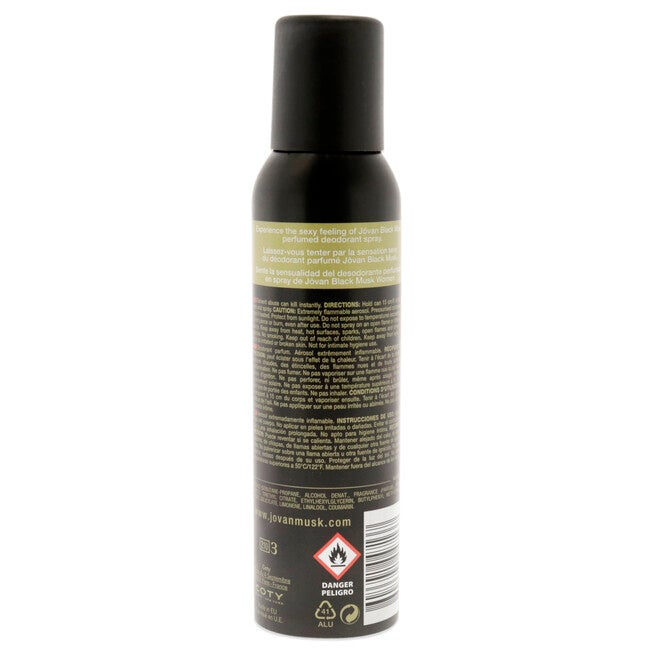 Black Musk by Jovan for Women - 5 oz Deodorant Spray, See Description, alternate image number 2
