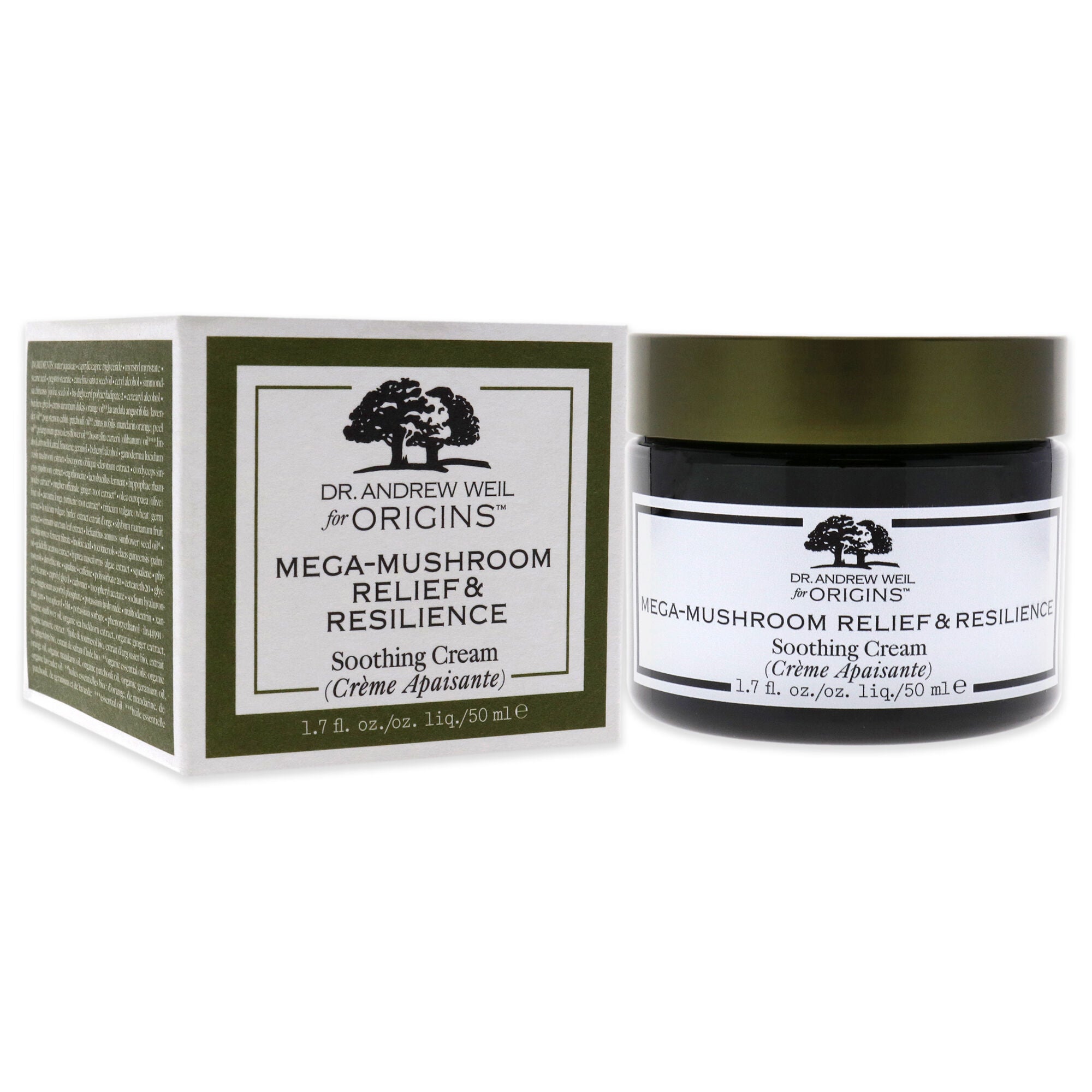 Dr Andrew Weil for Origins Mega-Mushroom Relief and Resilience Soothing Cream by Origins for Unisex - 1.7 oz Cream, , alternate image number 7